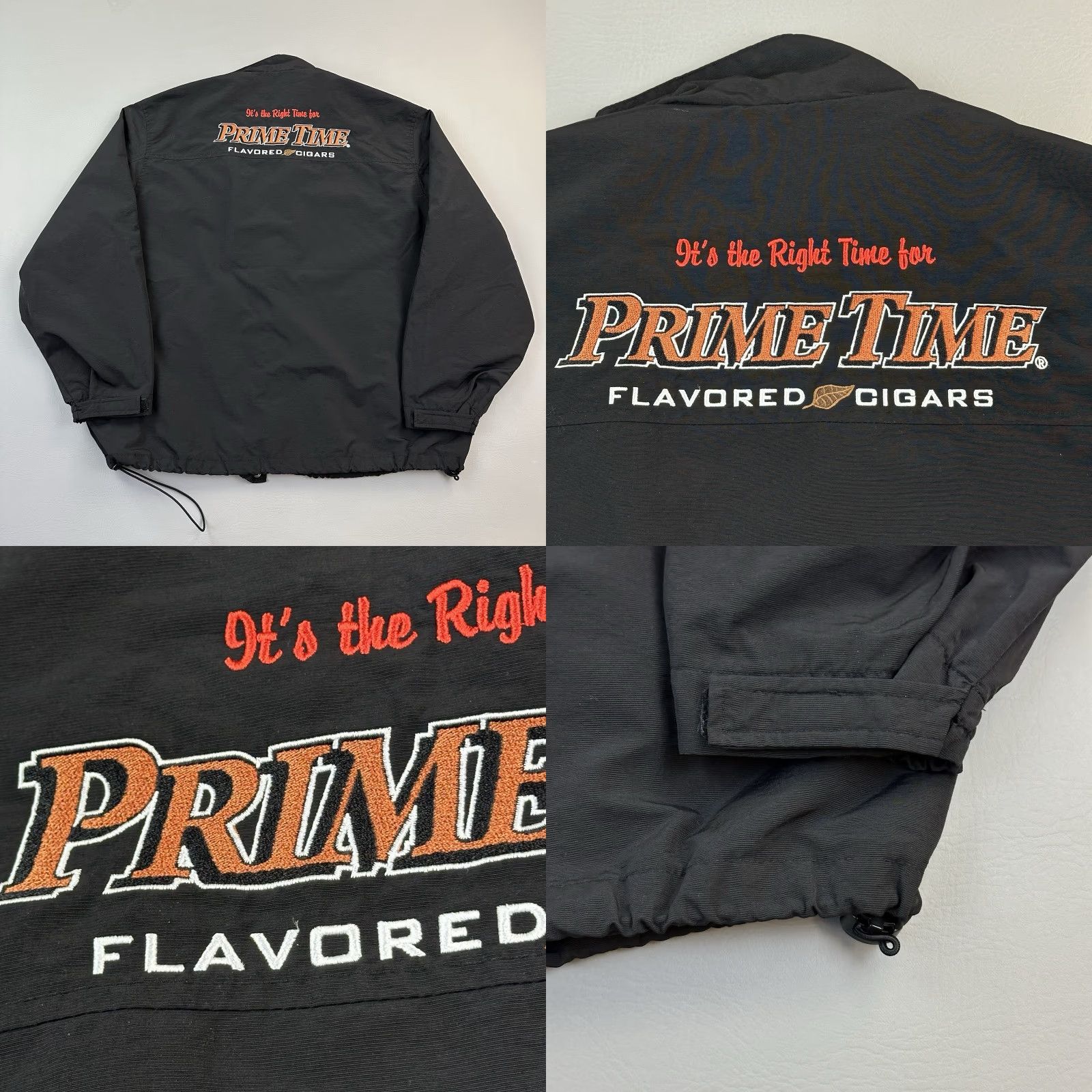 Vintage VINTAGE North End Jacket Mens L Prime Time Cigars Distributor Promo Y2K Size US L / EU 52-54 / 3 - 8 Thumbnail