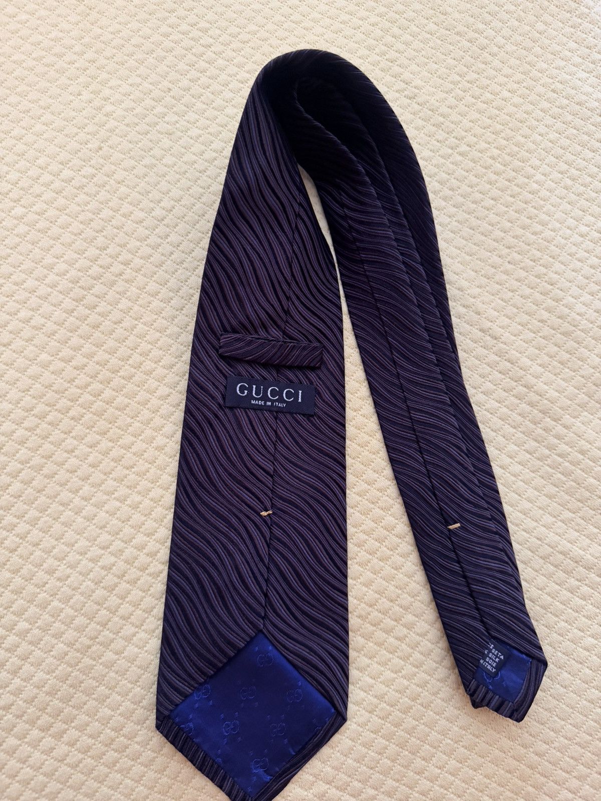 Gucci Gucci Vintage 90s Silk Tie Made in Italy Archive Size ONE SIZE - 2 Thumbnail