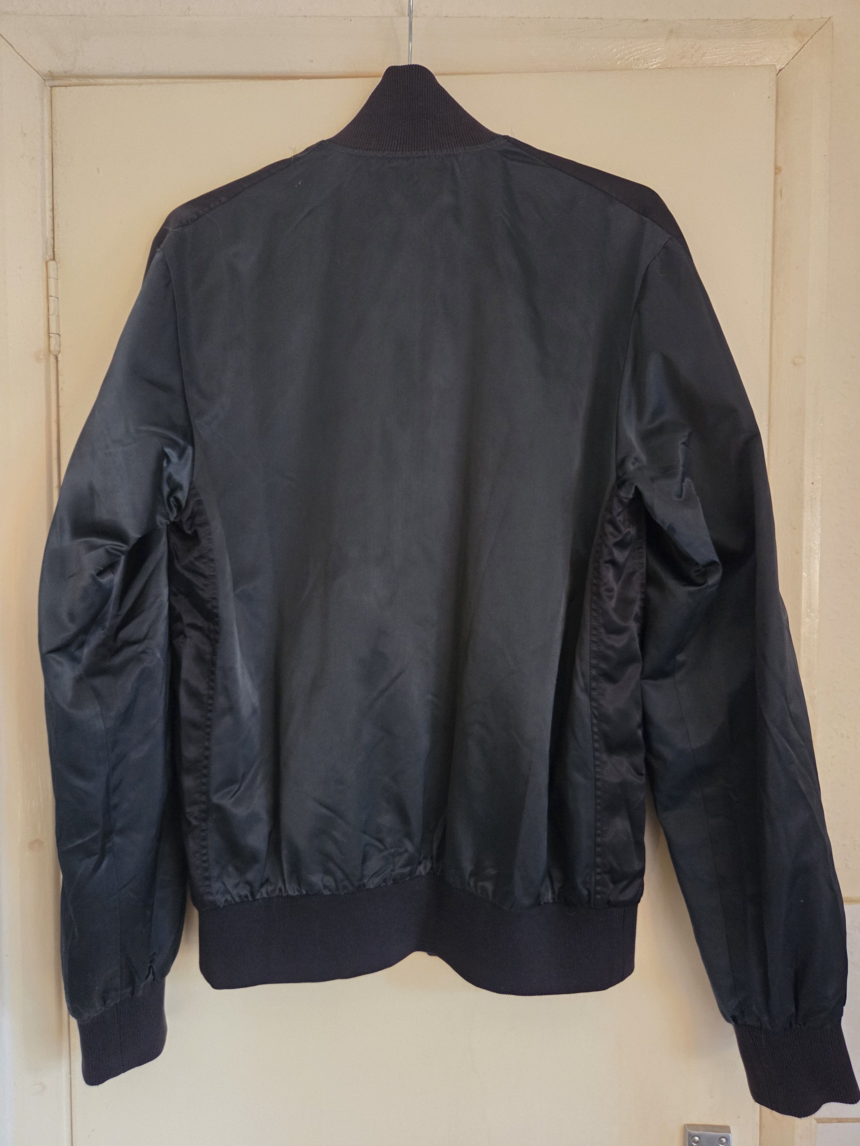 Dolce & Gabbana Dolce & Gabbana Satin Bomber Jacket Metallic Petrol Green M Size US M / EU 48-50 / 2 - 2 Thumbnail
