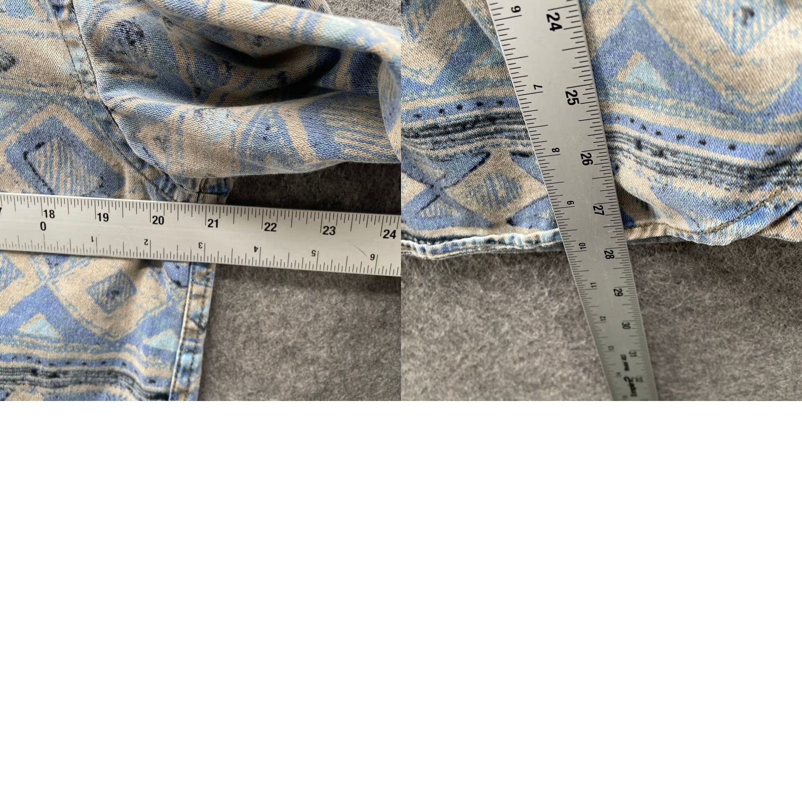 Urban Outfitters Urban Outfitters Shirt Mens M Blue Southwestern Button Down Long Sleeve Denim Size US M / EU 48-50 / 2 - 8 Thumbnail