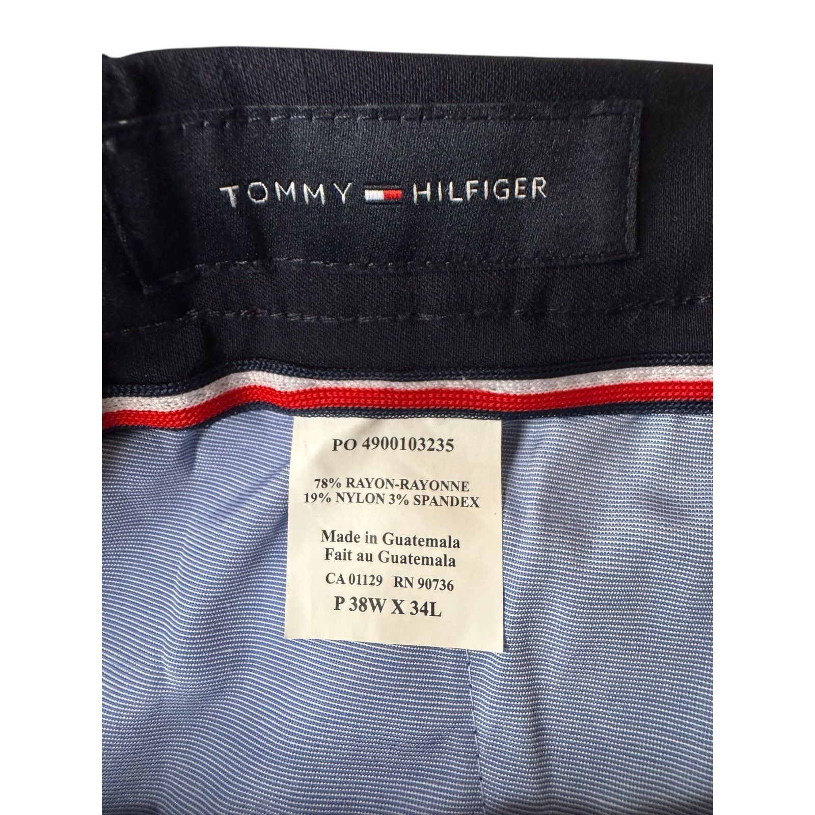 Tommy Hilfiger Tommy Hilfiger NEW Pants Straight Leg The Flex Stretch Blue Size US 38 / EU 54 - 8 Thumbnail