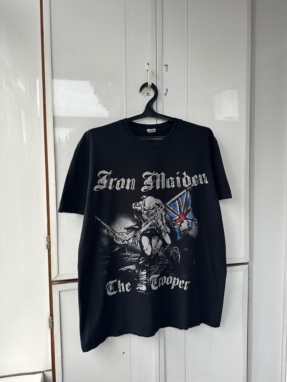Vintage Vintage Iron Maiden T-shirt “The crooper” Print Size US L / EU 52-54 / 3 - 3 Thumbnail