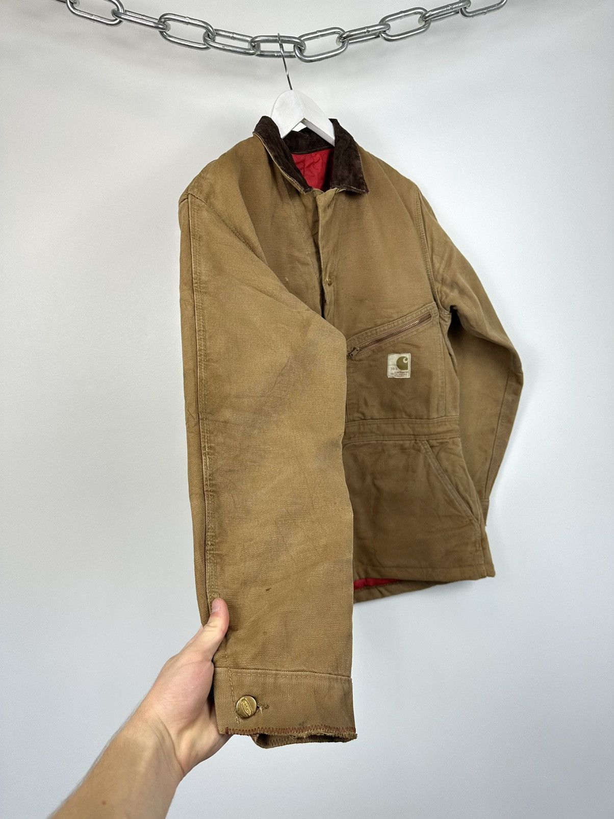 Carhartt Vintage 70s Carhartt USA Rare Utility Arctic Detroit Jacket Size US S / EU 44-46 / 1 - 10 Thumbnail