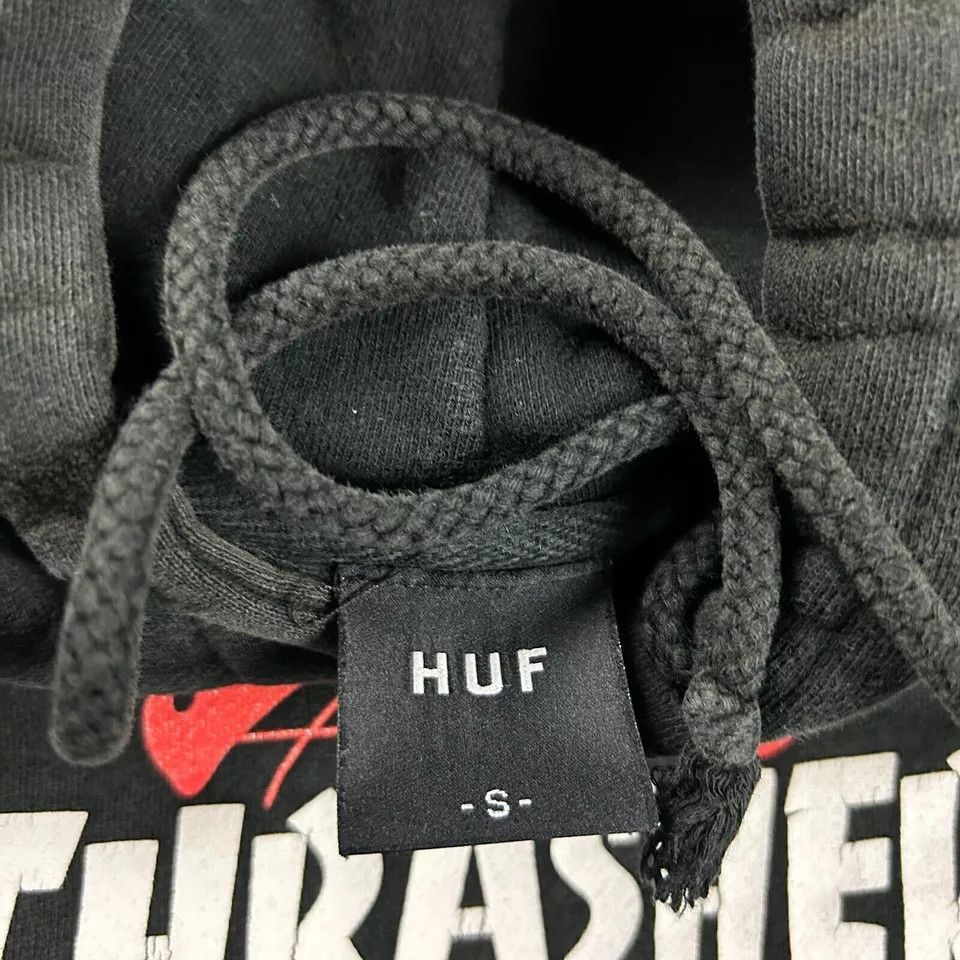 Huf Thrasher Hoodie Adults Small Pullover Sweatshirt Logo Mens Size US S / EU 44-46 / 1 - 3 Thumbnail
