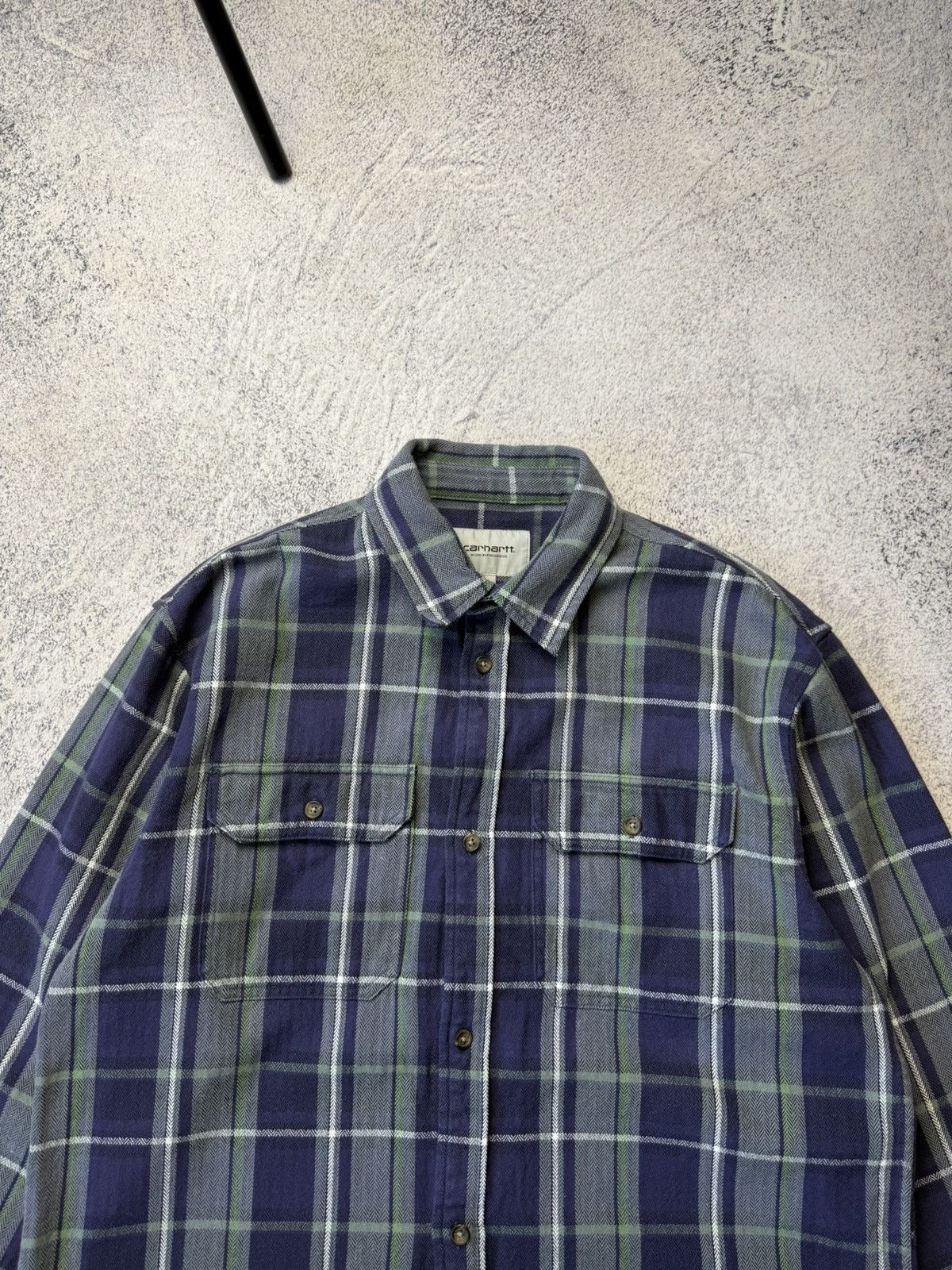 Carhartt Vintage Carhartt Flannel Jacket USA Y2K Size US L / EU 52-54 / 3 - 5 Thumbnail
