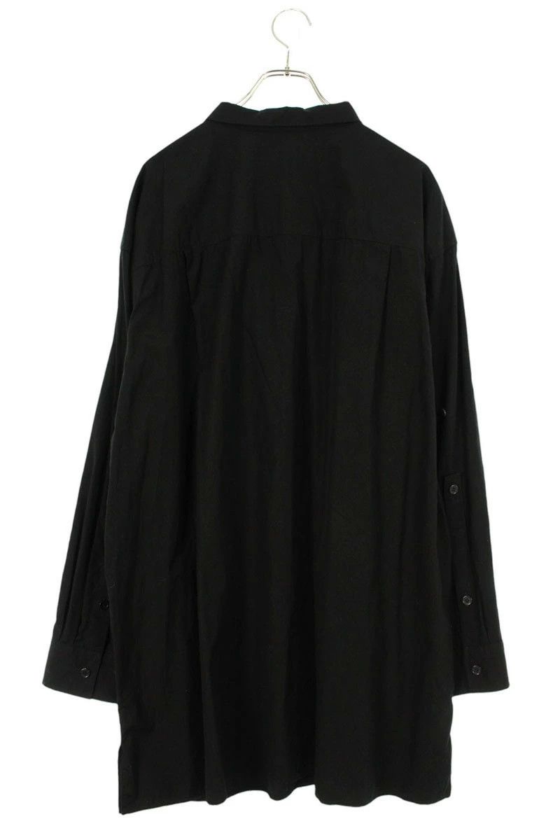 Yohji Yamamoto POUR HOMME 23ss Stand-up collar pleated shirt HZ-B15-012 Size US L / EU 52-54 / 3 - 2 Thumbnail