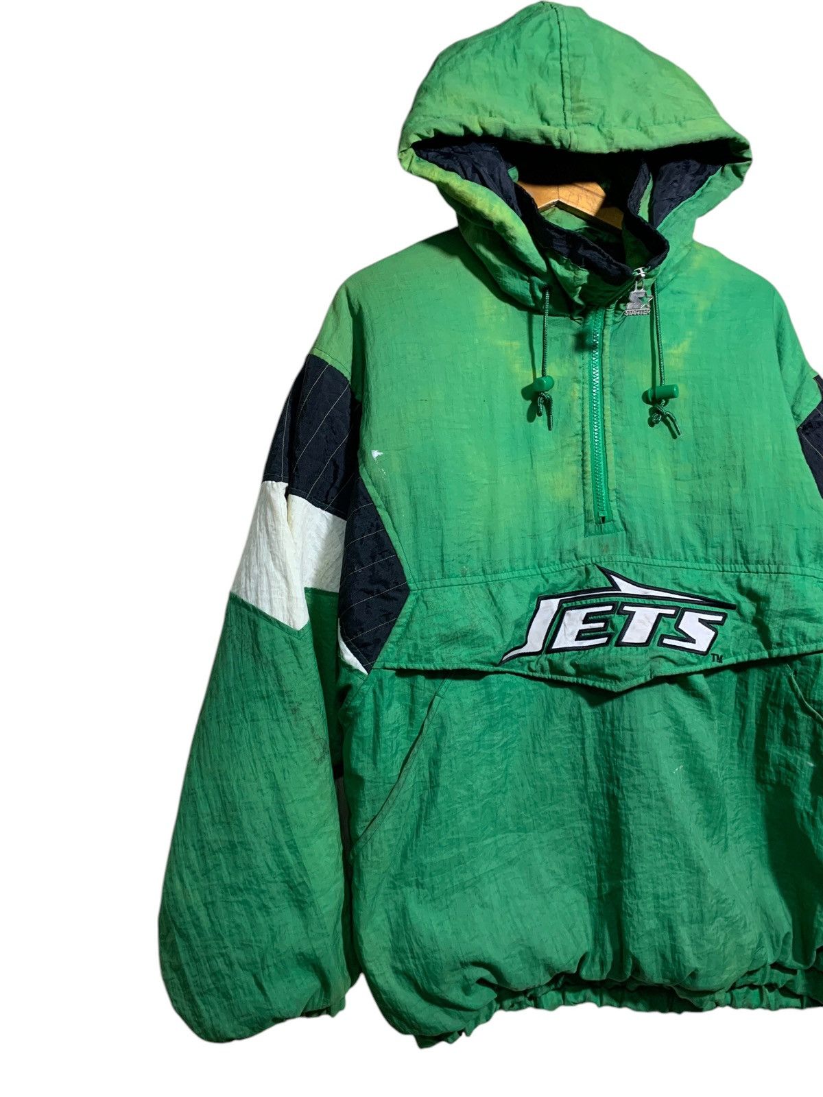 NFL 🔥VTG JETS NFL JACKETS BY STARTER Size US M / EU 48-50 / 2 - 2 Thumbnail