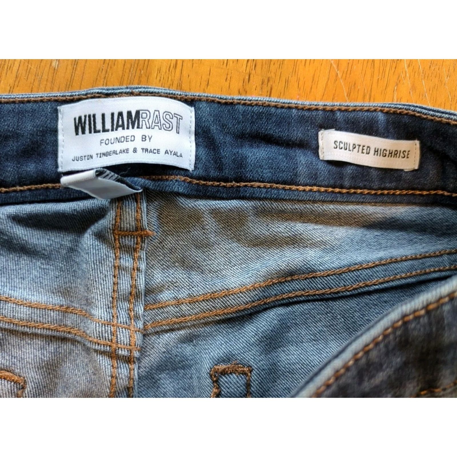 Vintage William Rast Denim Blue Jeans Size 29 Women’s High Rise Regular Pull on Jeans Womens Blue 29 William Rast Jeans 90s? Size 29" - 4 Thumbnail