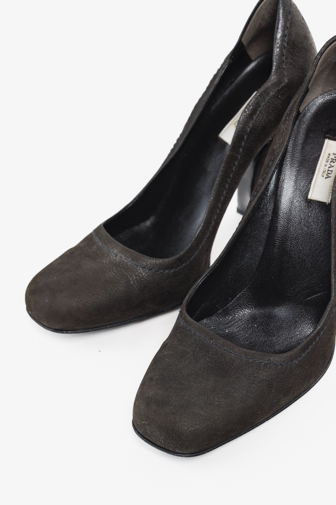 Prada Prada AW/04 Sculptured Curves Black Leather Pumps Size US 6.5 / IT 36.5 - 6 Thumbnail