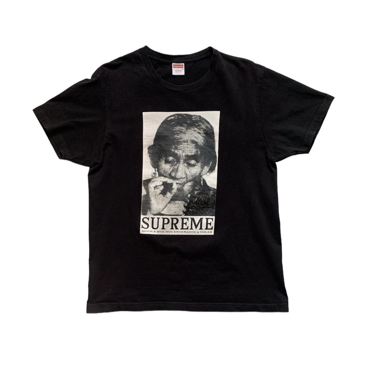 image of Mexicana x Supreme Ny Aguila Tee in Black, Men's (Size Large)