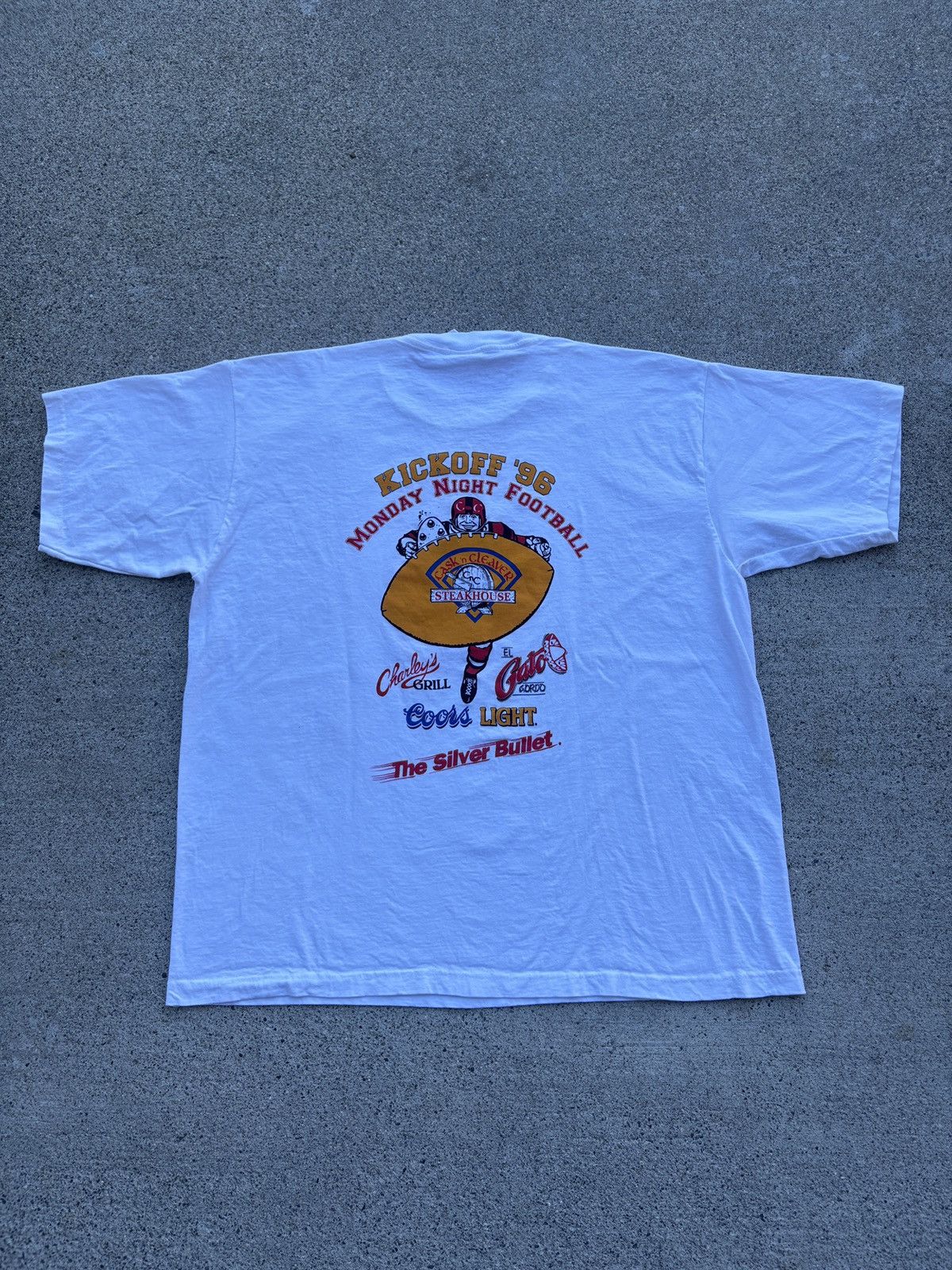 NFL Vintage 1996 Tour Champs NFL “KICKOFF 96’ MNF” T-Shirt Sz XL Size US XL / EU 56 / 4 - 2 Thumbnail
