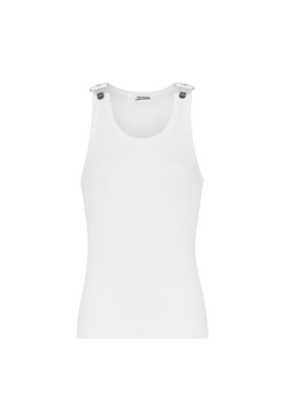 Jean Paul Gaultier JEAN PAUL GAULTIER Women Tops 25 03 U TO380 J014 White Size XS / US 0-2 / IT 36-38 - 1 Preview