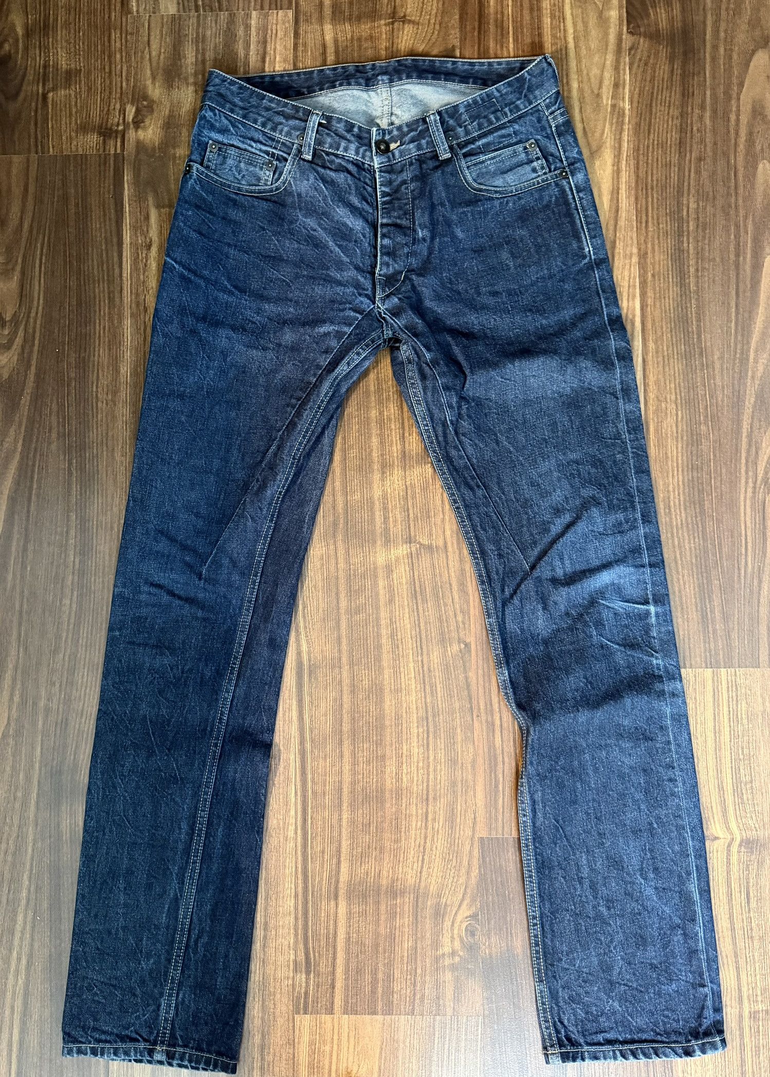 Rick Owens DRKSHDW Detroit Cut Denim Jeans 31