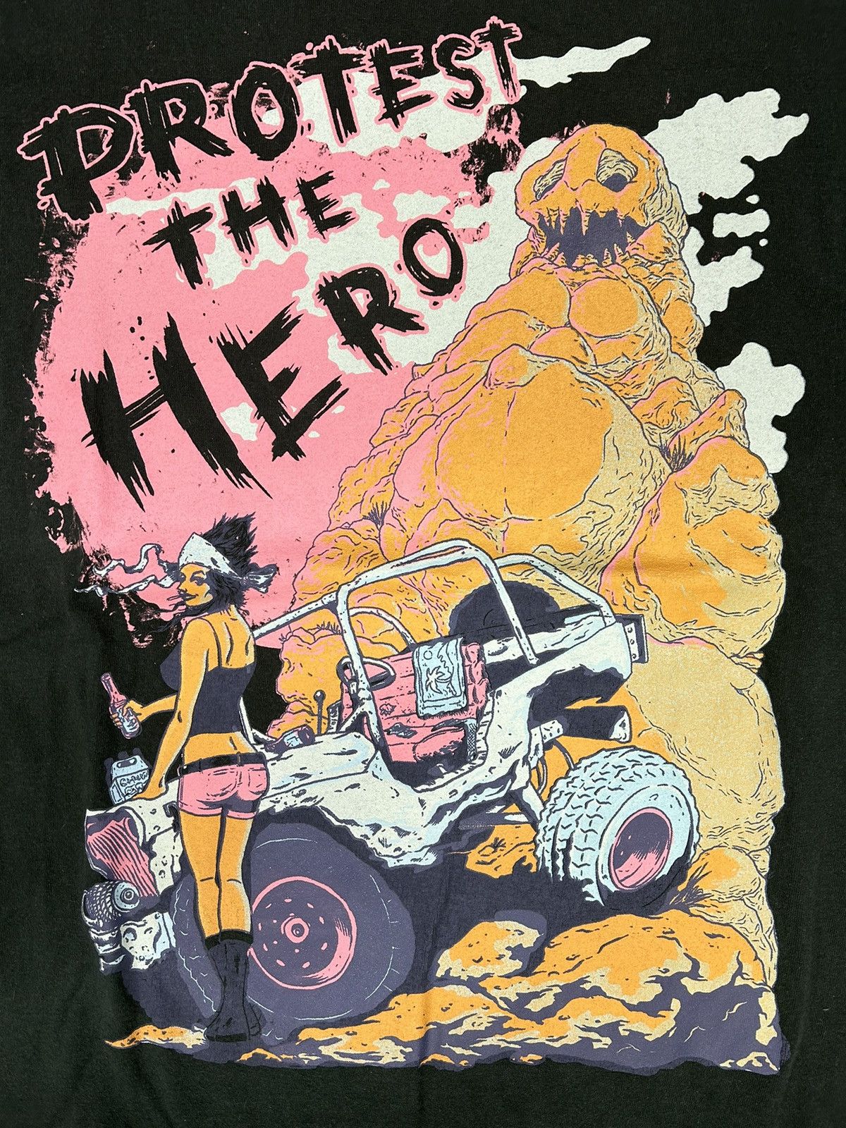 Band Tees × Vintage Crazy Vintage Y2K Essential Protest the Hero Band Tee Shirt Size US L / EU 52-54 / 3 - 2 Thumbnail