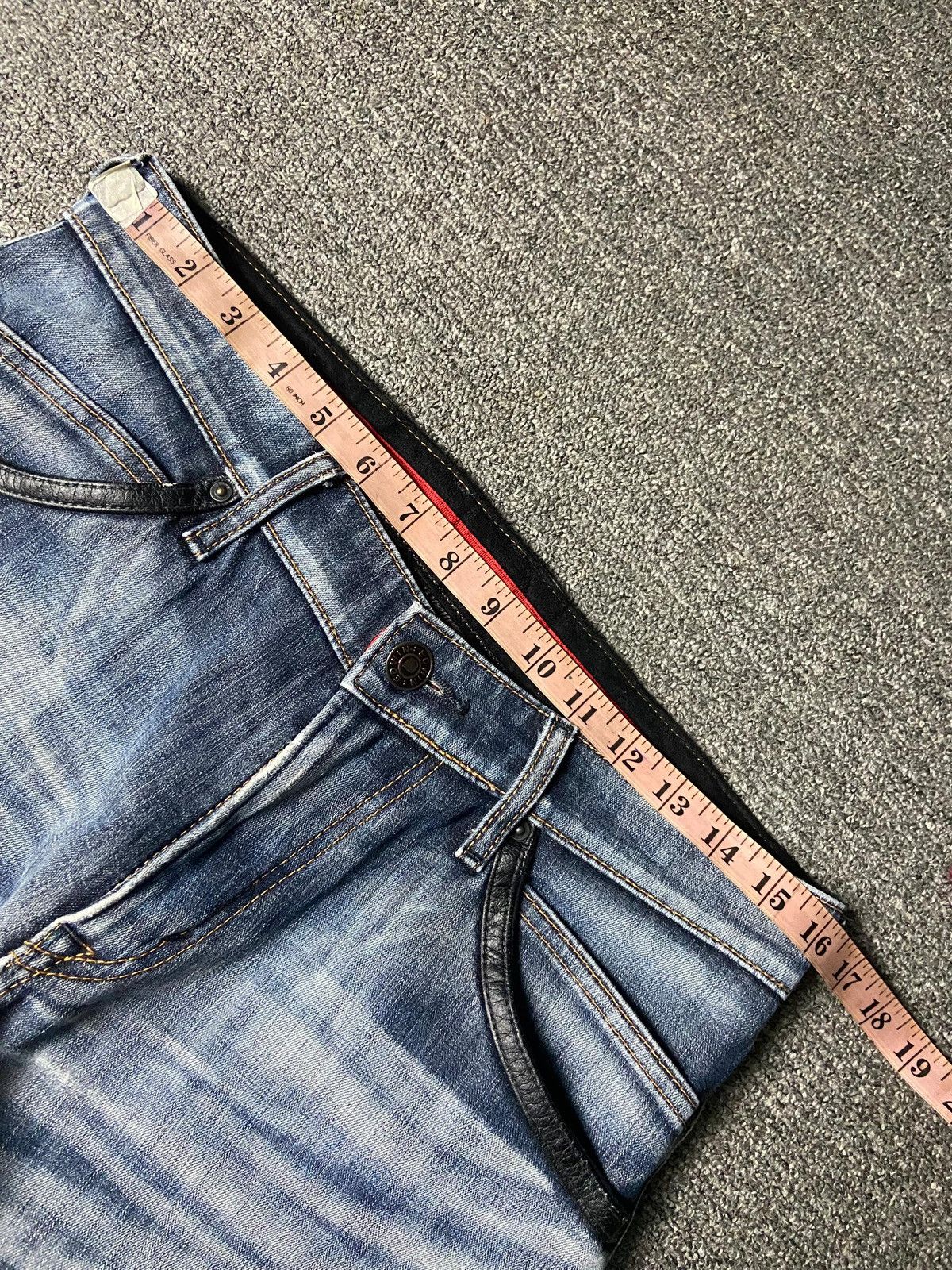 Edwin Edwin Edge Of Blue Distressed Denim Jeans (139) Size US 32 / EU 48 - 10 Thumbnail