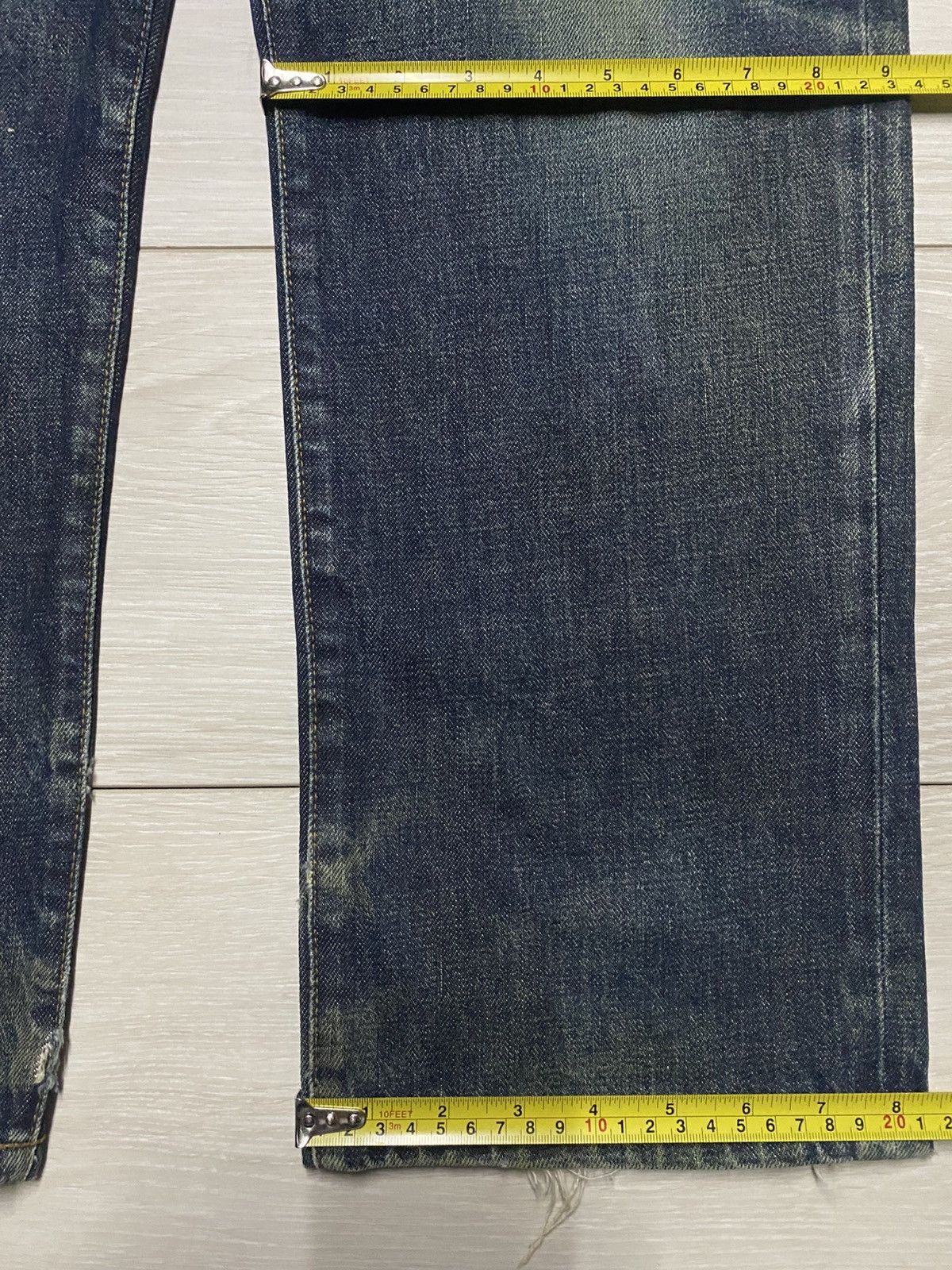 Japanese Brand Vintage Japanese Brand Mud Wash Distressed Loose Jeans Size US 34 / EU 50 - 13 Thumbnail