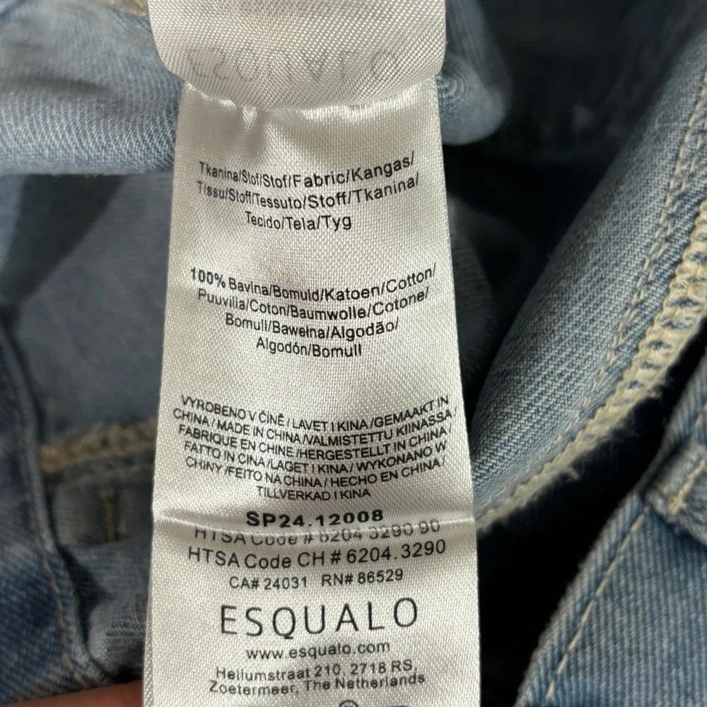 Other Esqualo Gilet Short Denim Vest NWT Size M / US 6-8 / IT 42-44 - 3 Thumbnail