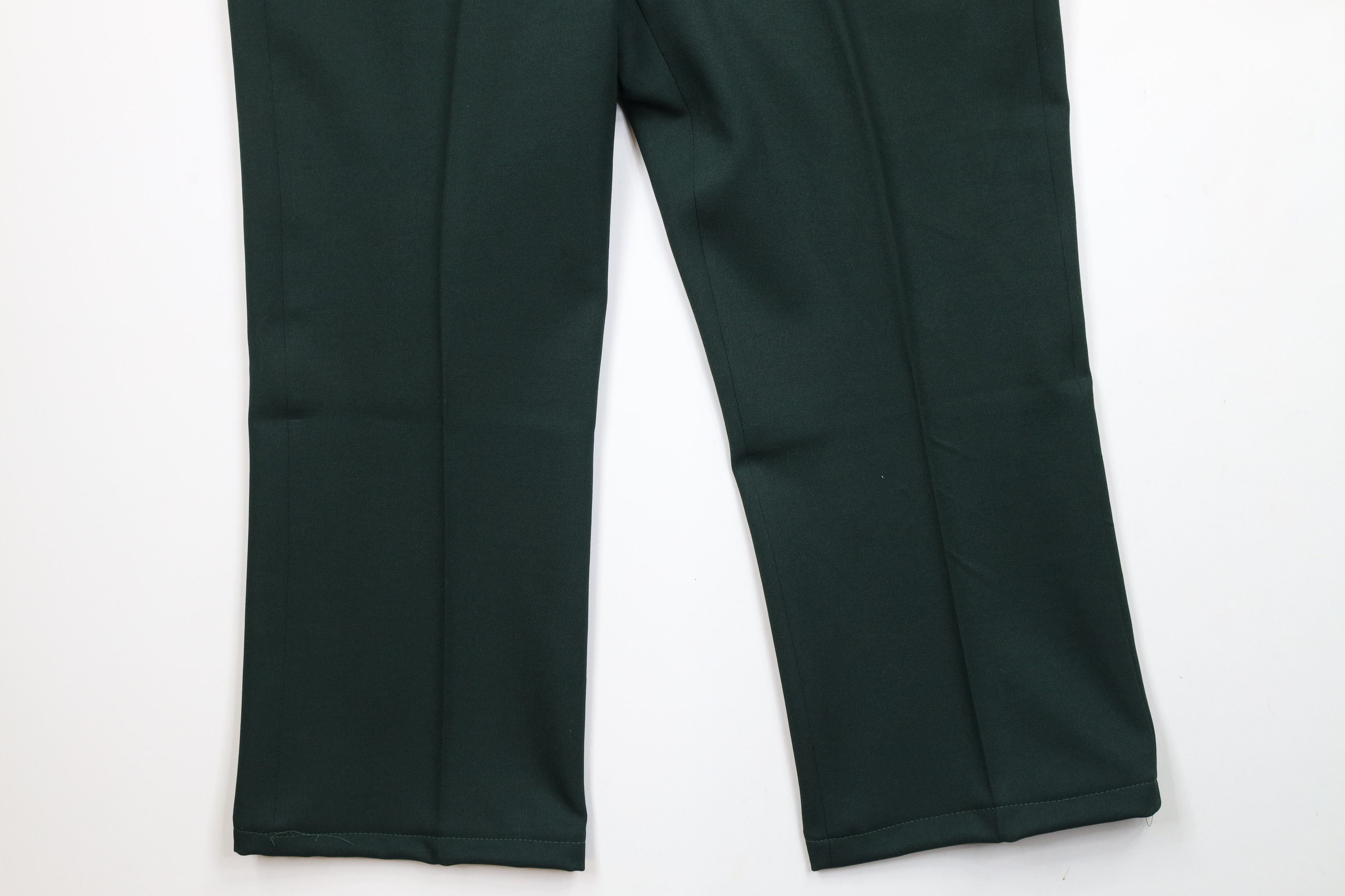 Vintage Vintage 70s Streetwear Bell Bottoms Chino Pants Green USA Size US 40 / EU 56 - 4 Thumbnail