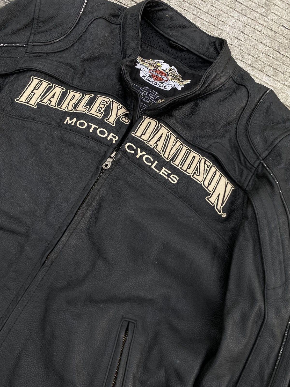 Harley Davidson Harley Davidson Leather Jacket Size US M / EU 48-50 / 2 - 2 Thumbnail