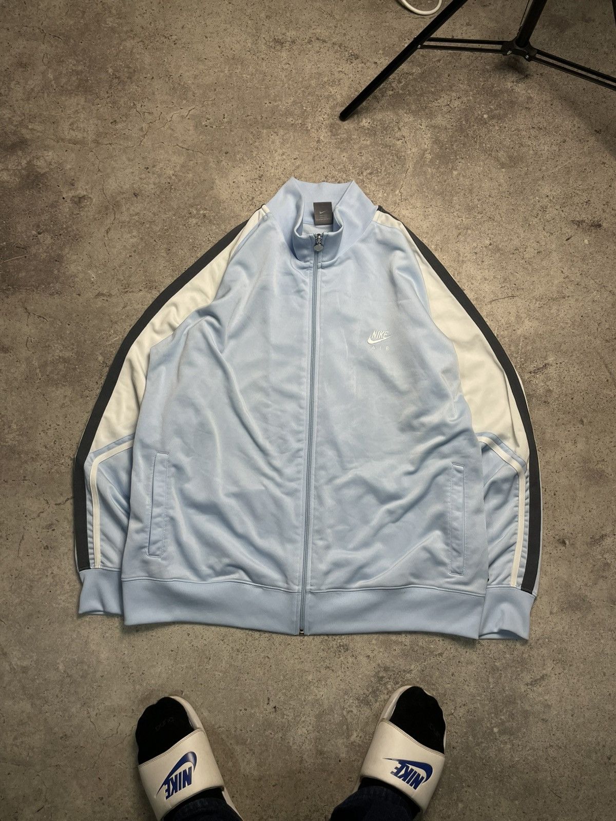 Nike 00s Vintage Nike Track Suit Drill Size US 38 / EU 54 - 3 Thumbnail
