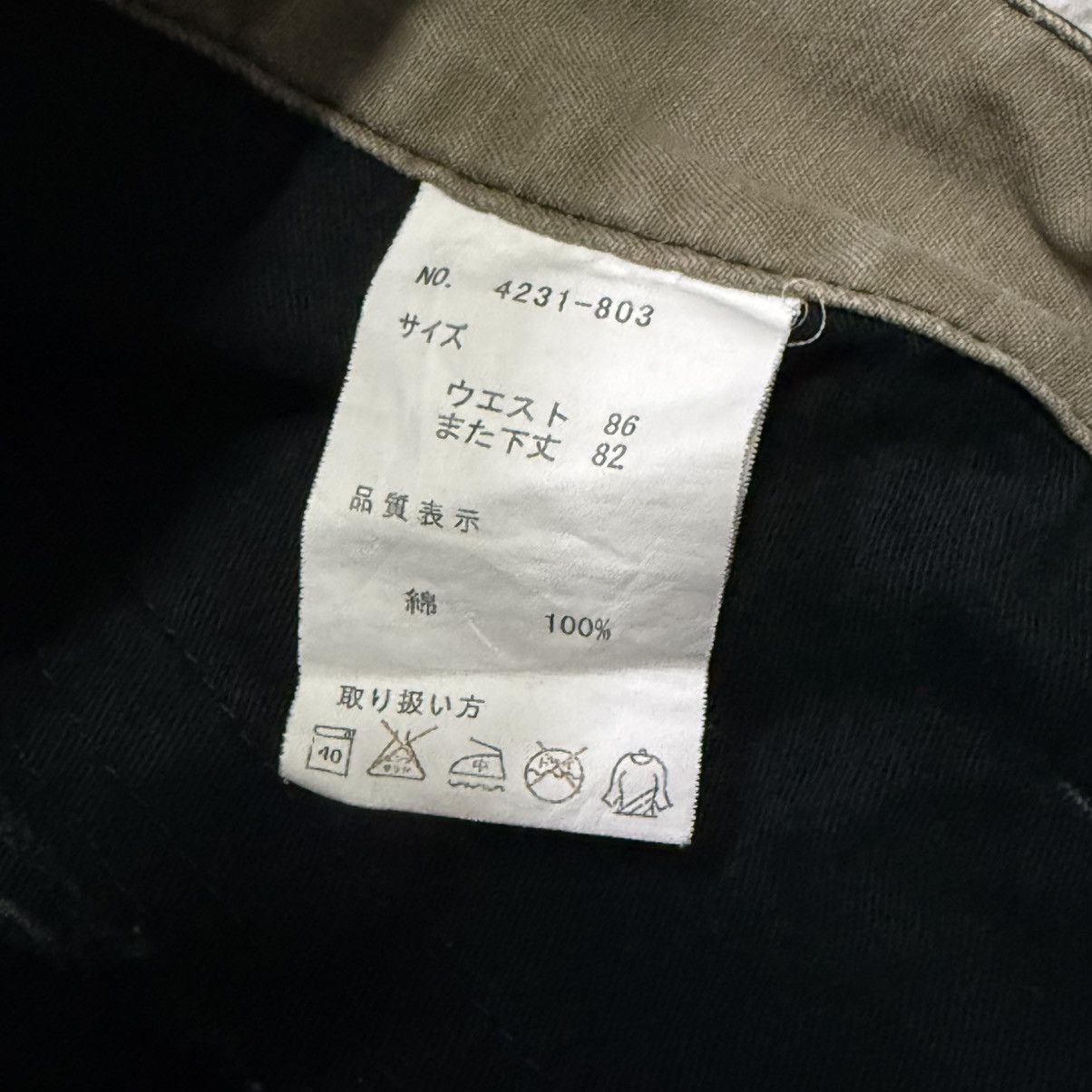 Japanese Brand Japanese Brand Double Waist Cut And Sew Loose Cargo Pants Size US 32 / EU 48 - 11 Thumbnail