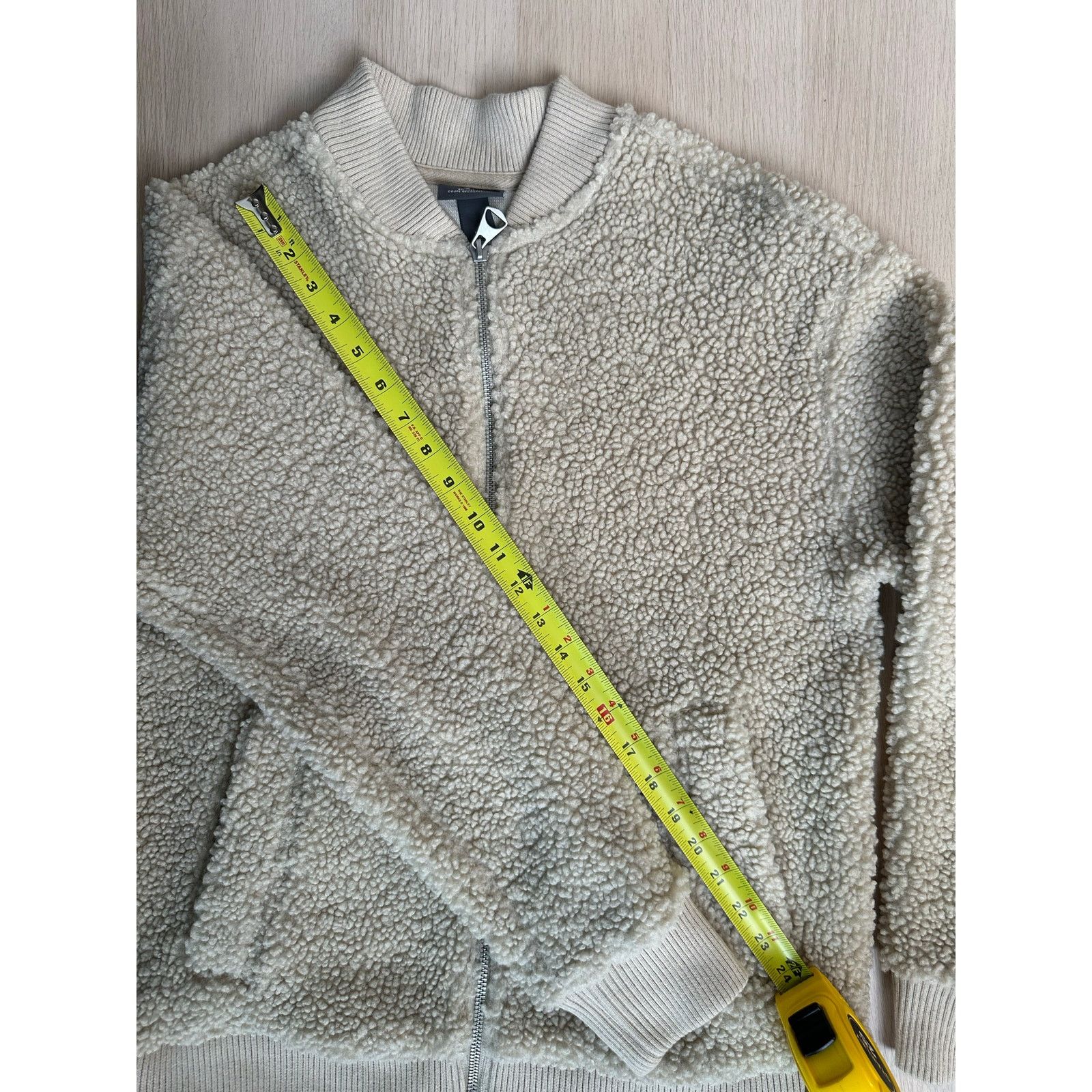 H&M Beige Fleece H&M jacket - Size S - MINT Size S / US 4 / IT 40 - 3 Thumbnail