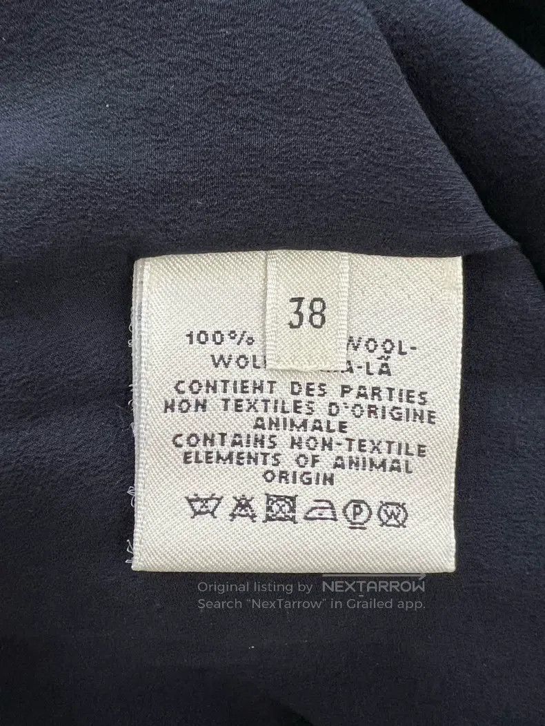 Hermes Hermes Black A-line wool midi skirt Size 25" / US 0 / IT 36 - 4 Thumbnail