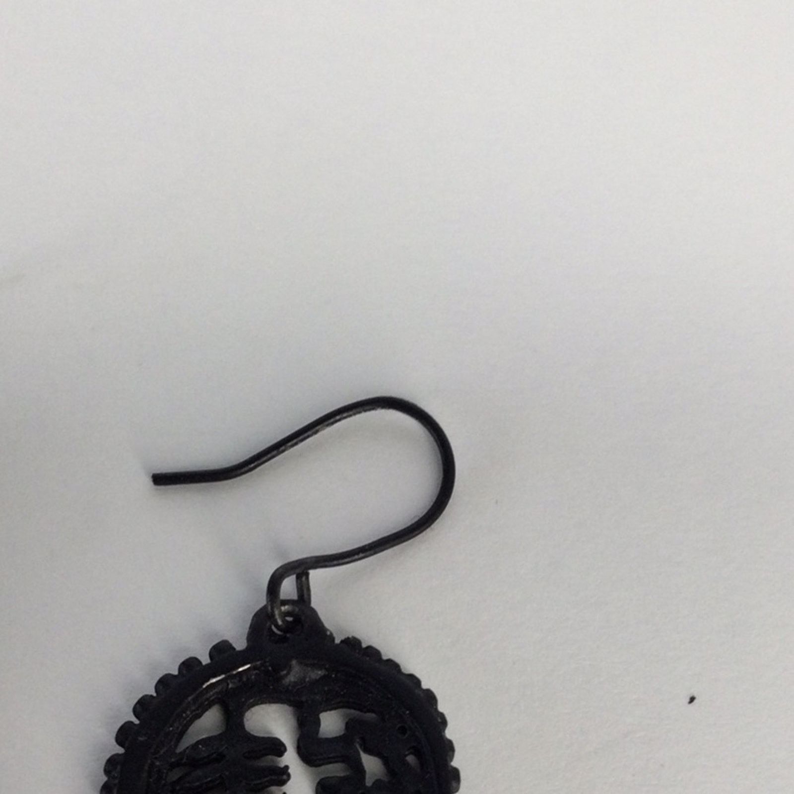 Other Black & Red Asian Inspired Bead Retro 90's Dangle Earrings Size ONE SIZE - 7 Thumbnail