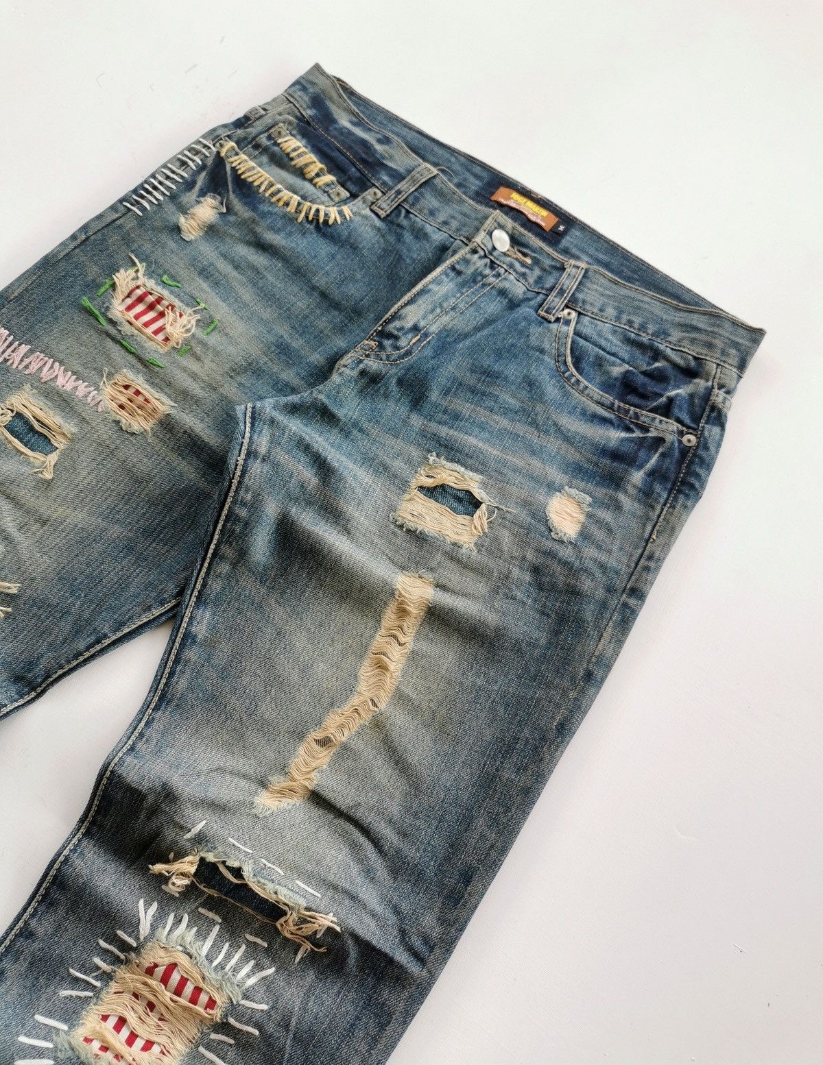 Joge Martin Color Stitching Patchwork Jeans