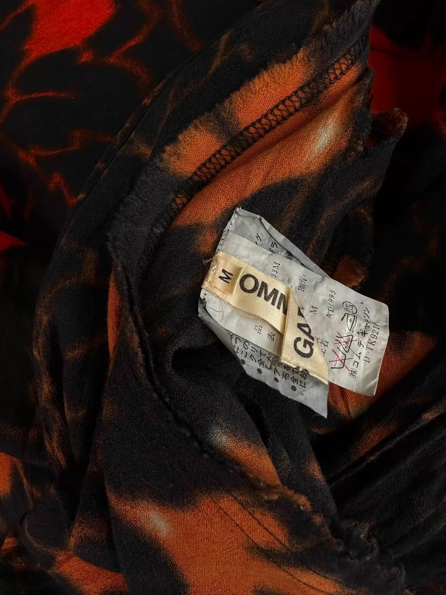 Comme des Garcons CDG 1993aw Synergy Decolorized Floral Dress Women's Size 27" / US 4 / IT 40 - 7 Thumbnail