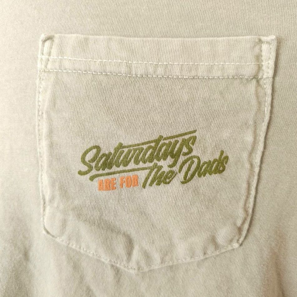 Comfort Colors Saturdays Are For Dads T Shirt Mens Size Medium Green Pocket Tee Size US M / EU 48-50 / 2 - 3 Thumbnail