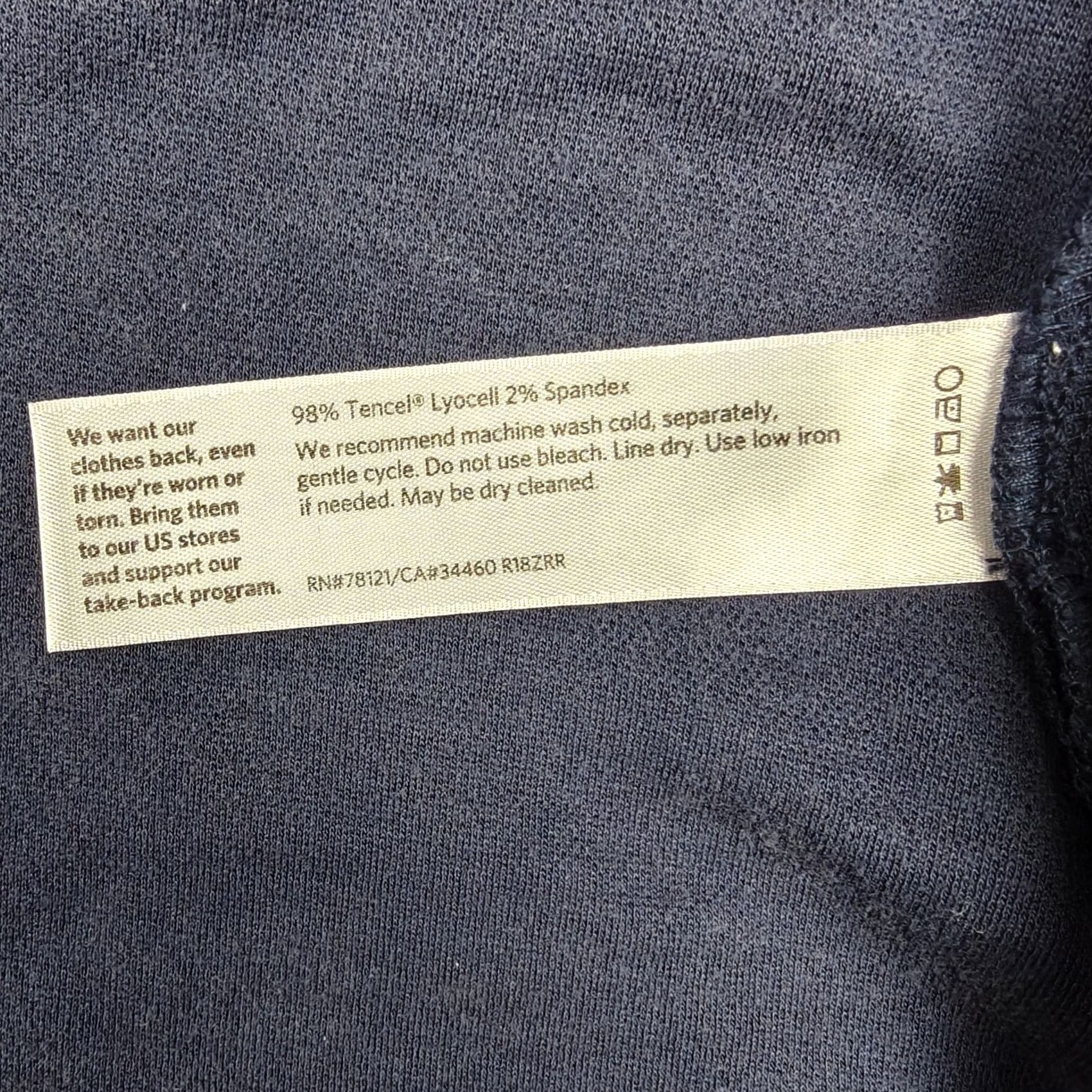 Eileen Fisher Eileen Fisher Cardigan Womens Medium Blue Tencel Lyocell Open Front Pockets Size M / US 6-8 / IT 42-44 - 5 Thumbnail