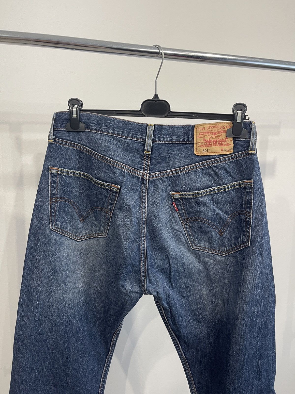 Levi's Vintage Levi’s 501 Levis jeans men’s denim 33 Size US 33 - 4 Thumbnail