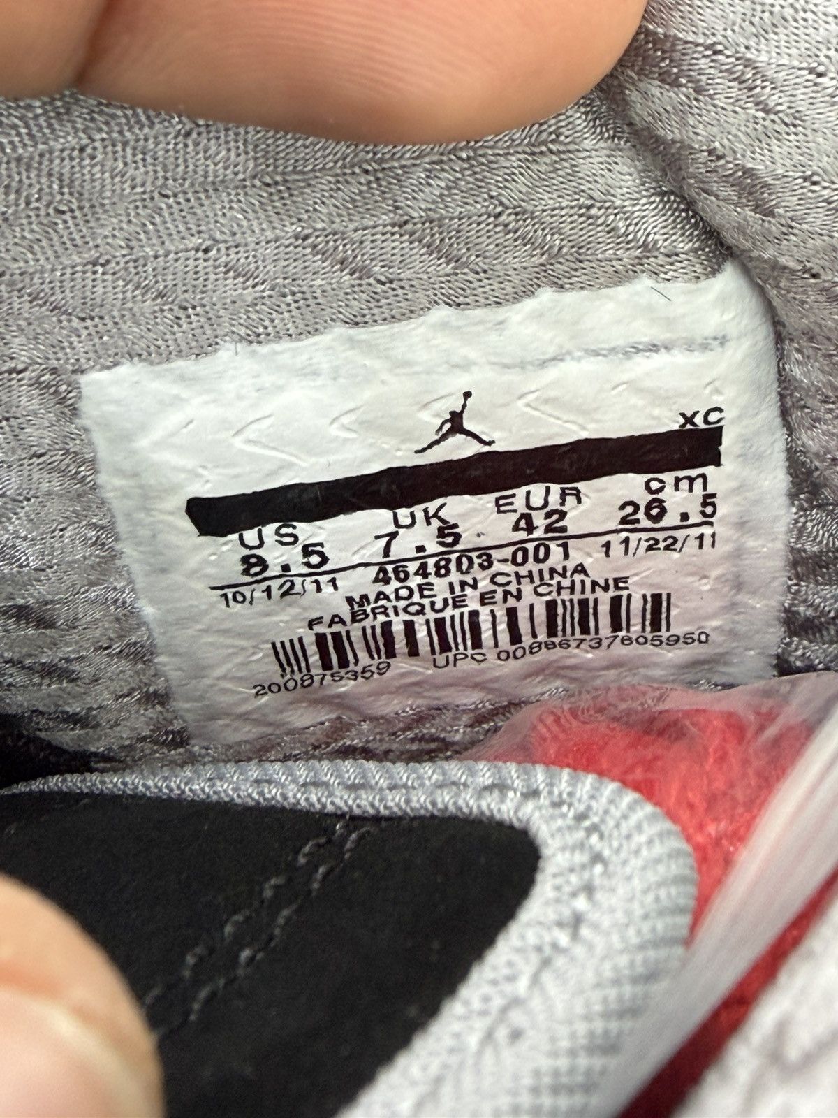 Jordan Brand Jordan 1 Dave White Wings for the Future Size 8.5 (2012) Size US 8.5 / EU 41-42 - 10 Thumbnail