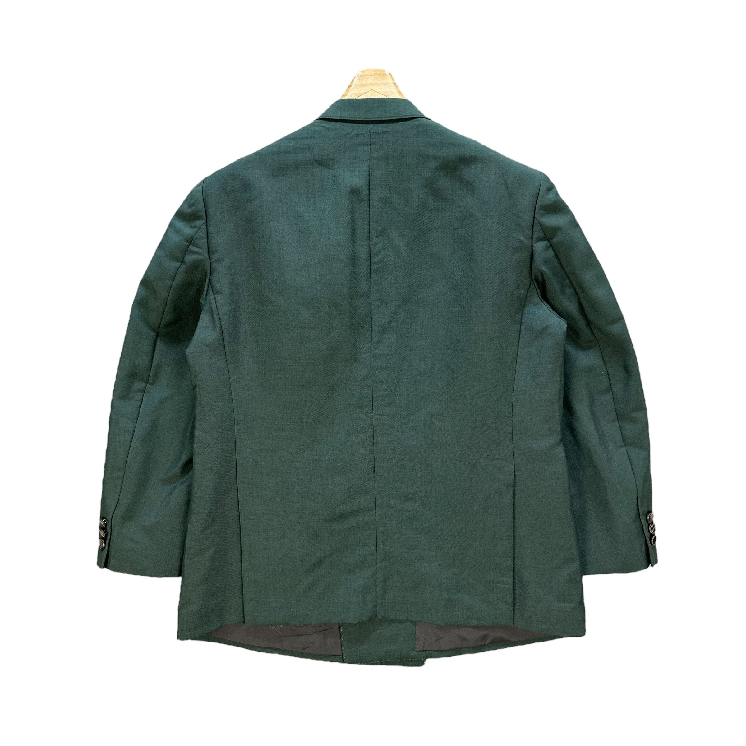 Lanvin LANVIN Double Breast Green Blazers Suit Jacket #A44-1033 Size 44R - 10 Thumbnail