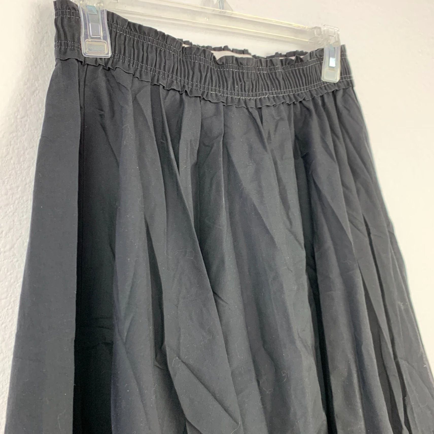 Vintage VINTAGE Generic Black Square Dancing Western Prairiecore Skirt M Medium Bohemian 1980s Size 26" / US 2 / IT 38 - 2 Thumbnail