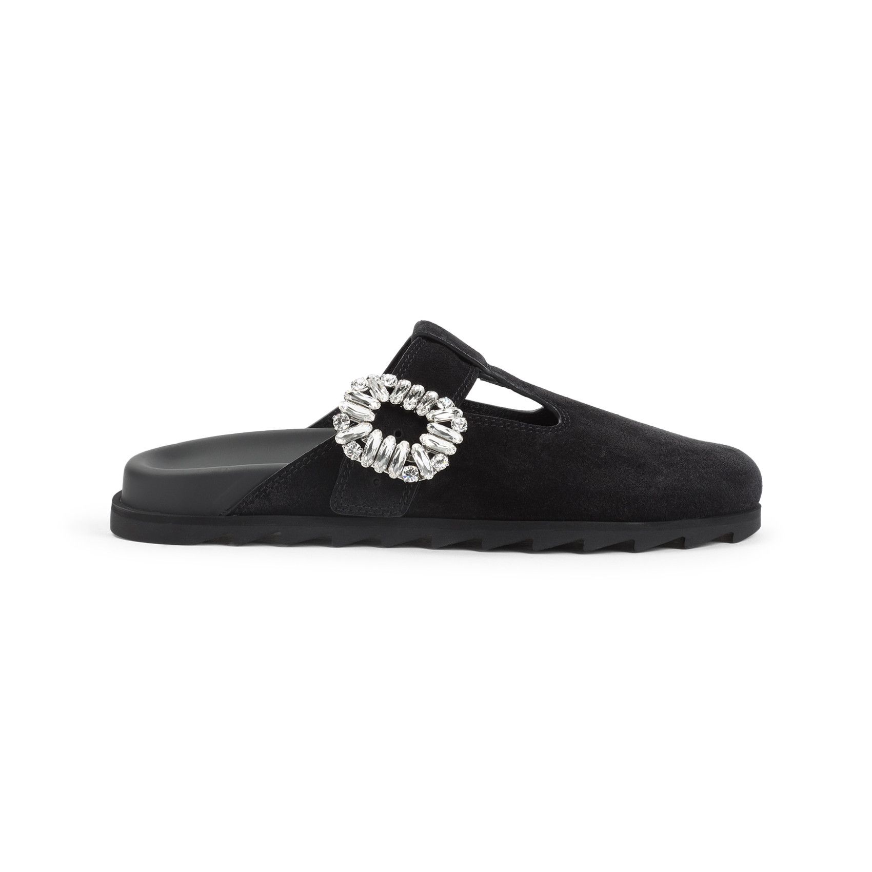 Roger Vivier Slidy Viv` Leather Shoes, Women's (Size 9)