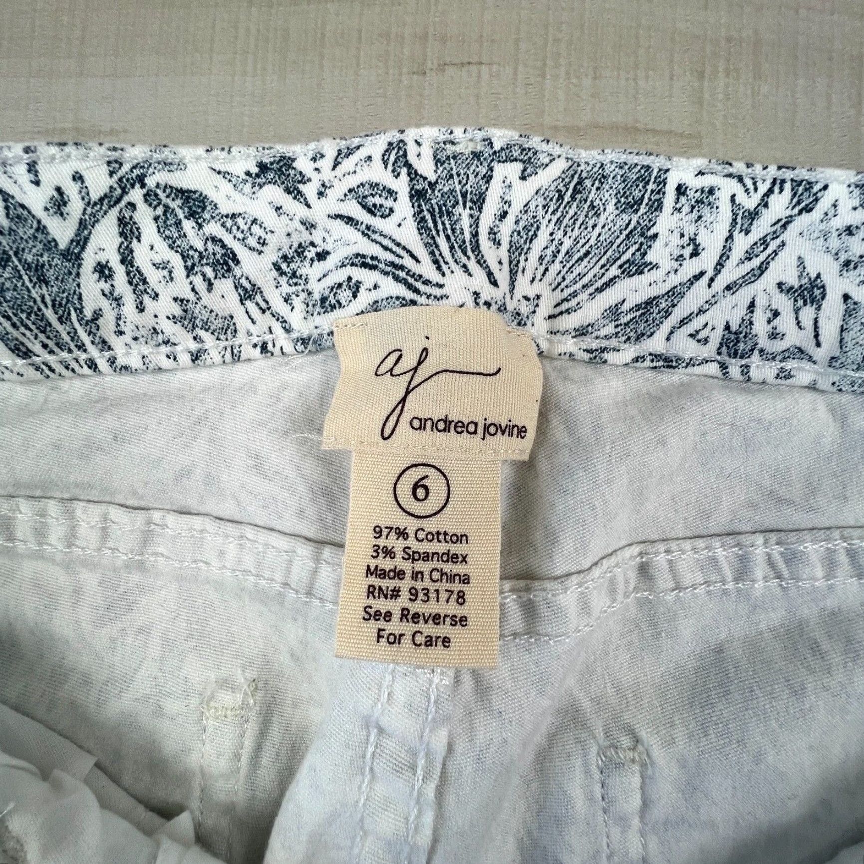 Vintage Andrea Jovine Women's Blue Stretch Mid Rise Straight Leg Jeans Size 6 Size 28" / US 6 / IT 42 - 4 Thumbnail