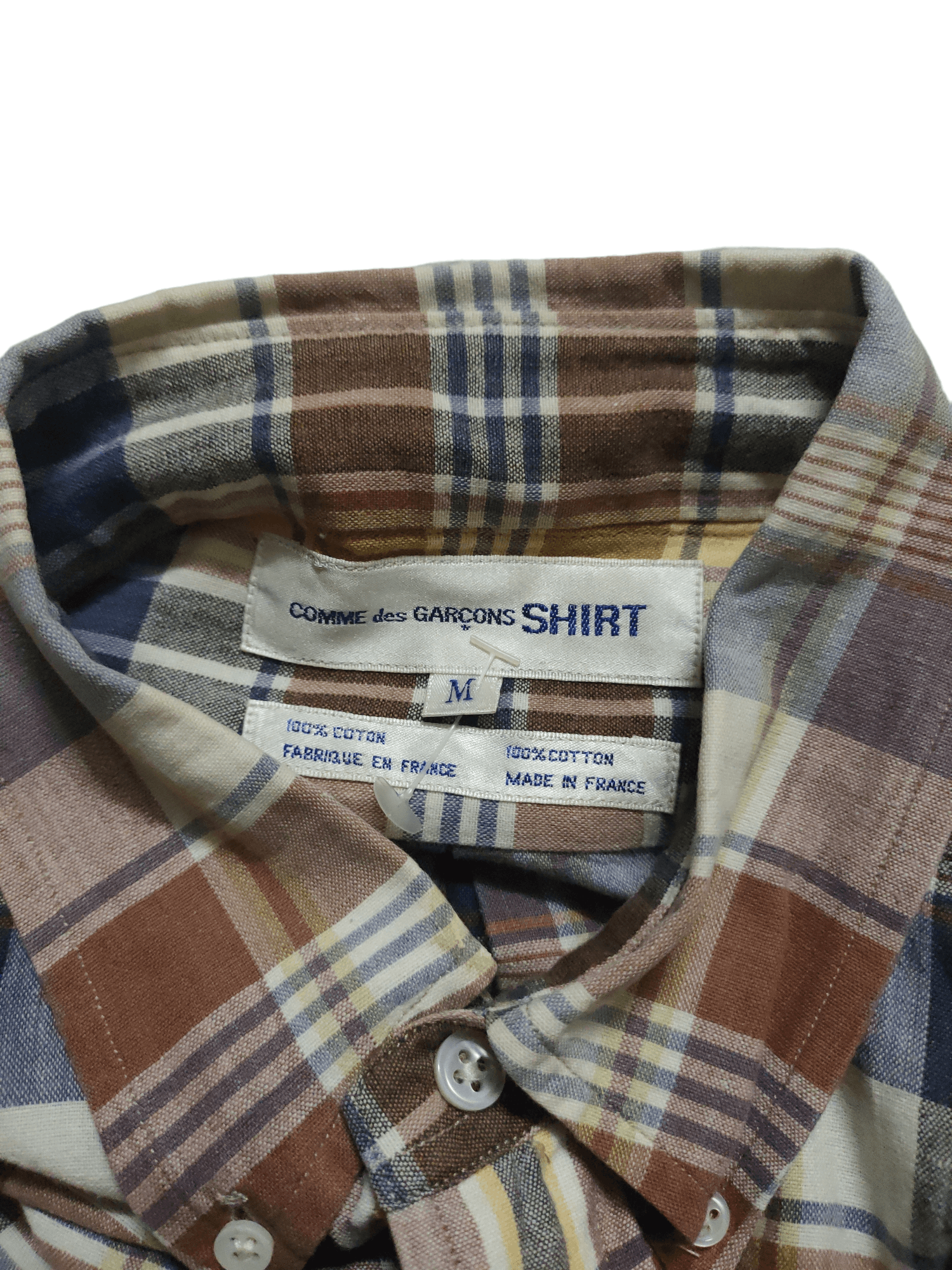 Comme des Garcons Vintage Comme Des Garcons Shirt Made in France Size US L / EU 52-54 / 3 - 6 Thumbnail