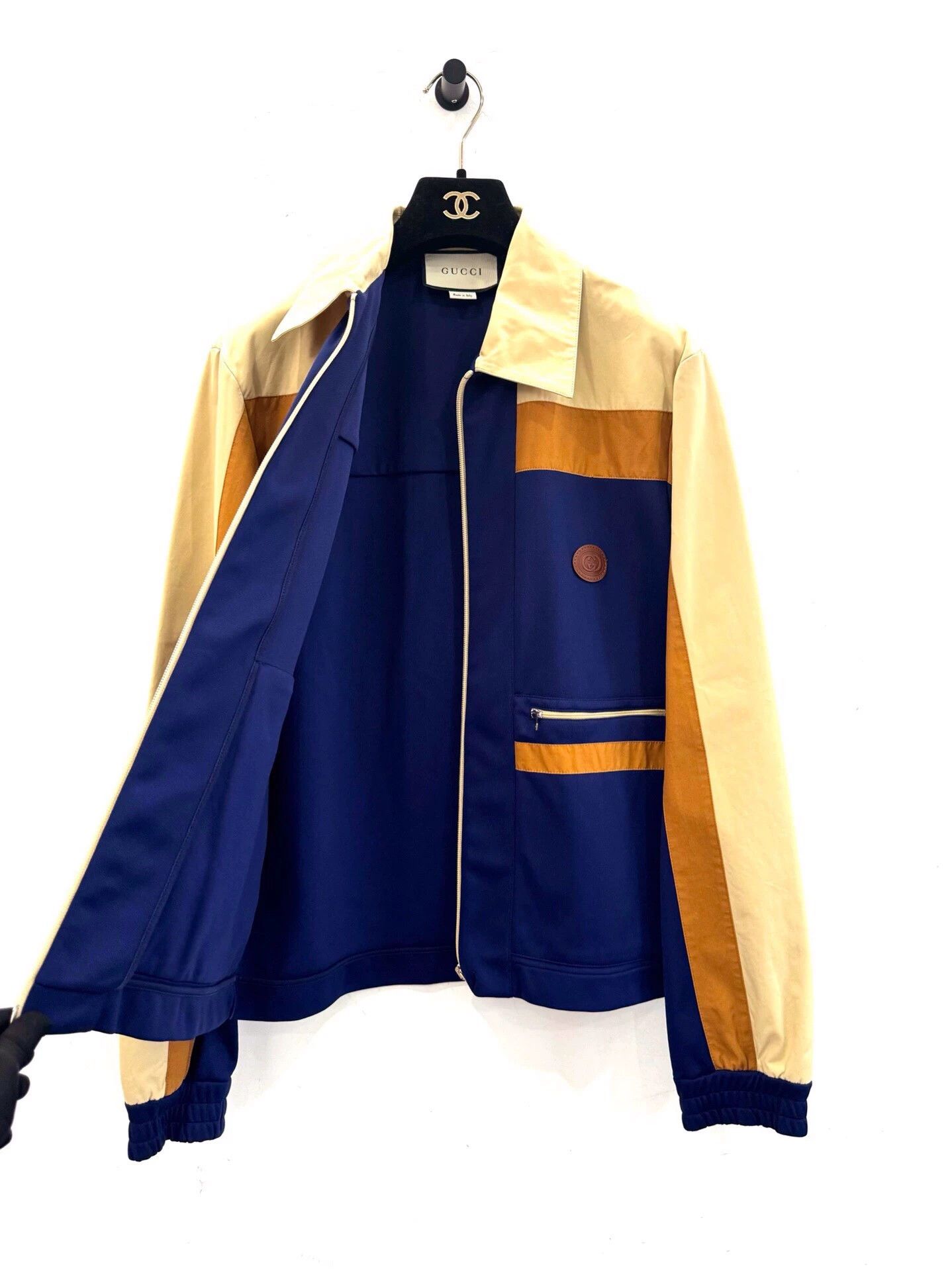 Gucci Gucci men's three-tone printed logo casual jacket Size US S / EU 44-46 / 1 - 3 Thumbnail