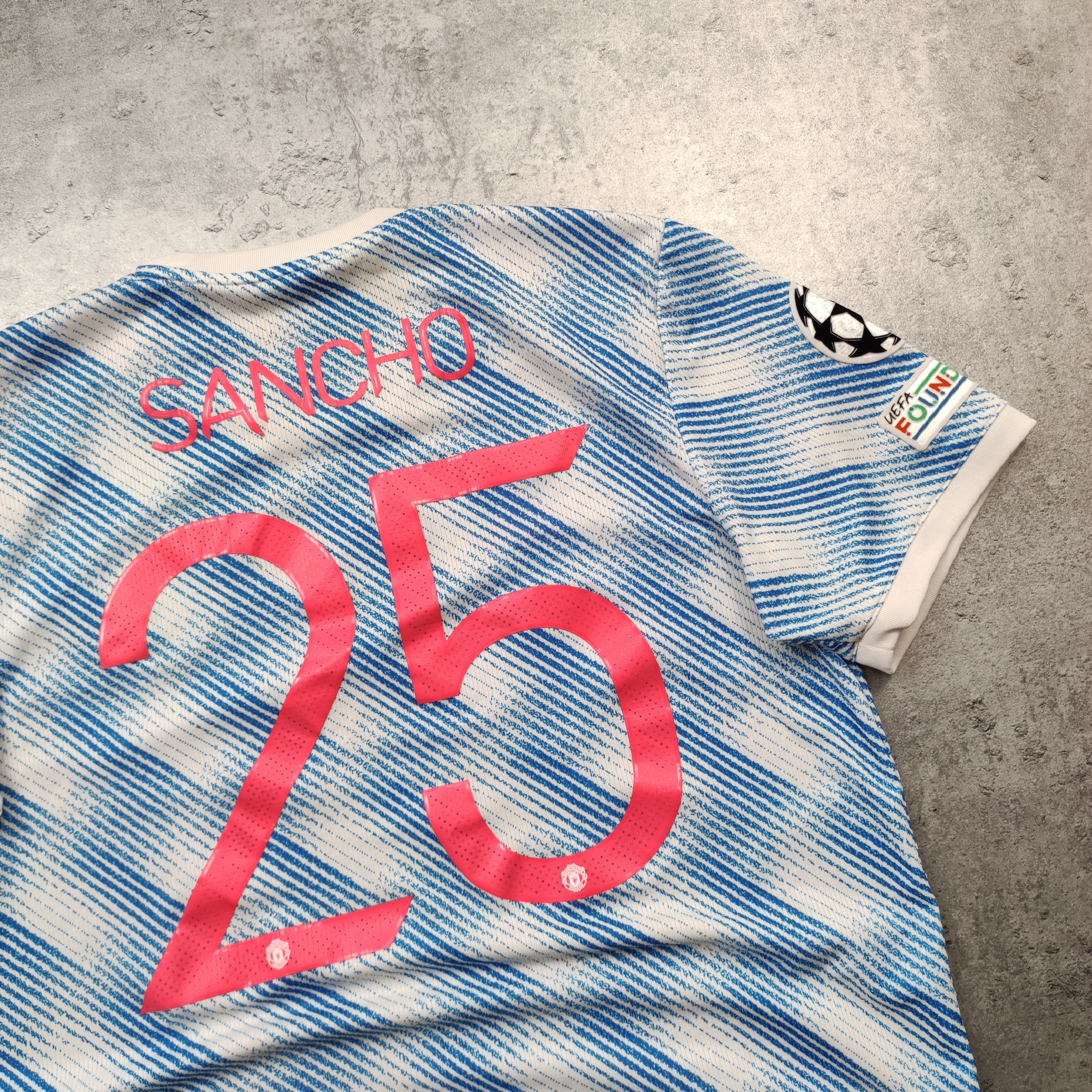 Adidas Manchester United x Adidas 2021 UCL #25 Sancho Away Kit Size US L / EU 52-54 / 3 - 11 Thumbnail