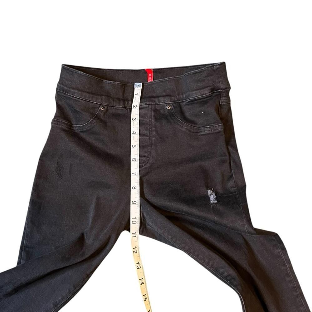 Domenico Spano SPANX Black Distressed Skinny Jeans Size 28" / US 6 / IT 42 - 5 Thumbnail