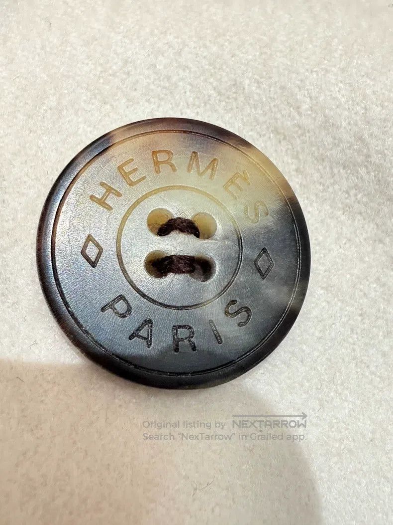 Hermes Hermes White and Apricot Striped Cashmere Coat Size XS / US 0-2 / IT 36-38 - 5 Thumbnail