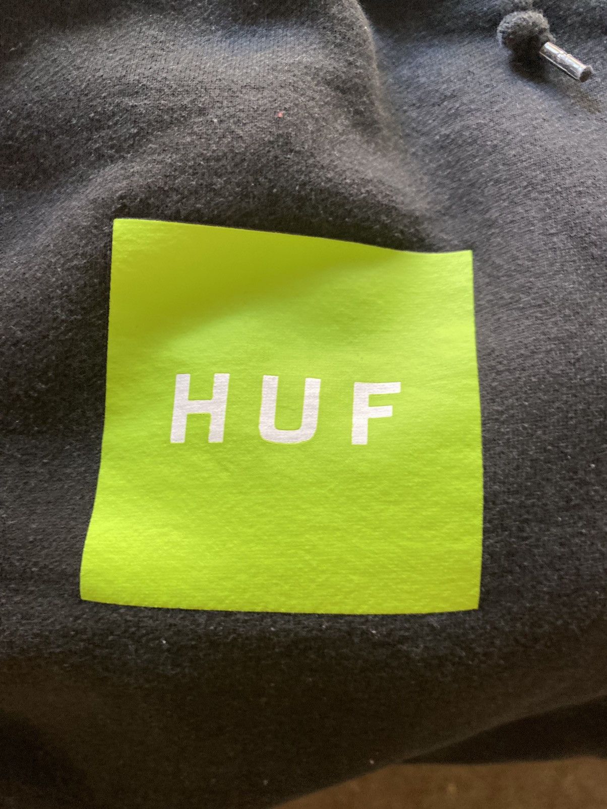 Huf Huf Box Logo Hoodie Black Small Size US S / EU 44-46 / 1 - 2 Thumbnail
