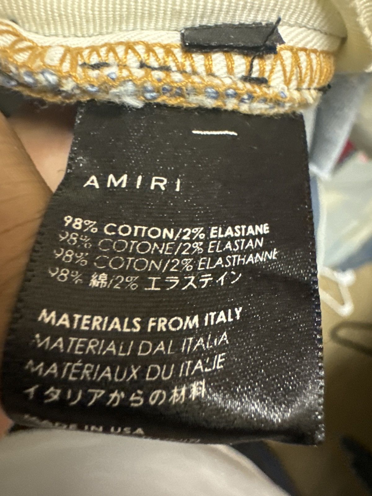 Amiri Amiri paint spatter denim classic Size US 38 / EU 54 - 4 Thumbnail