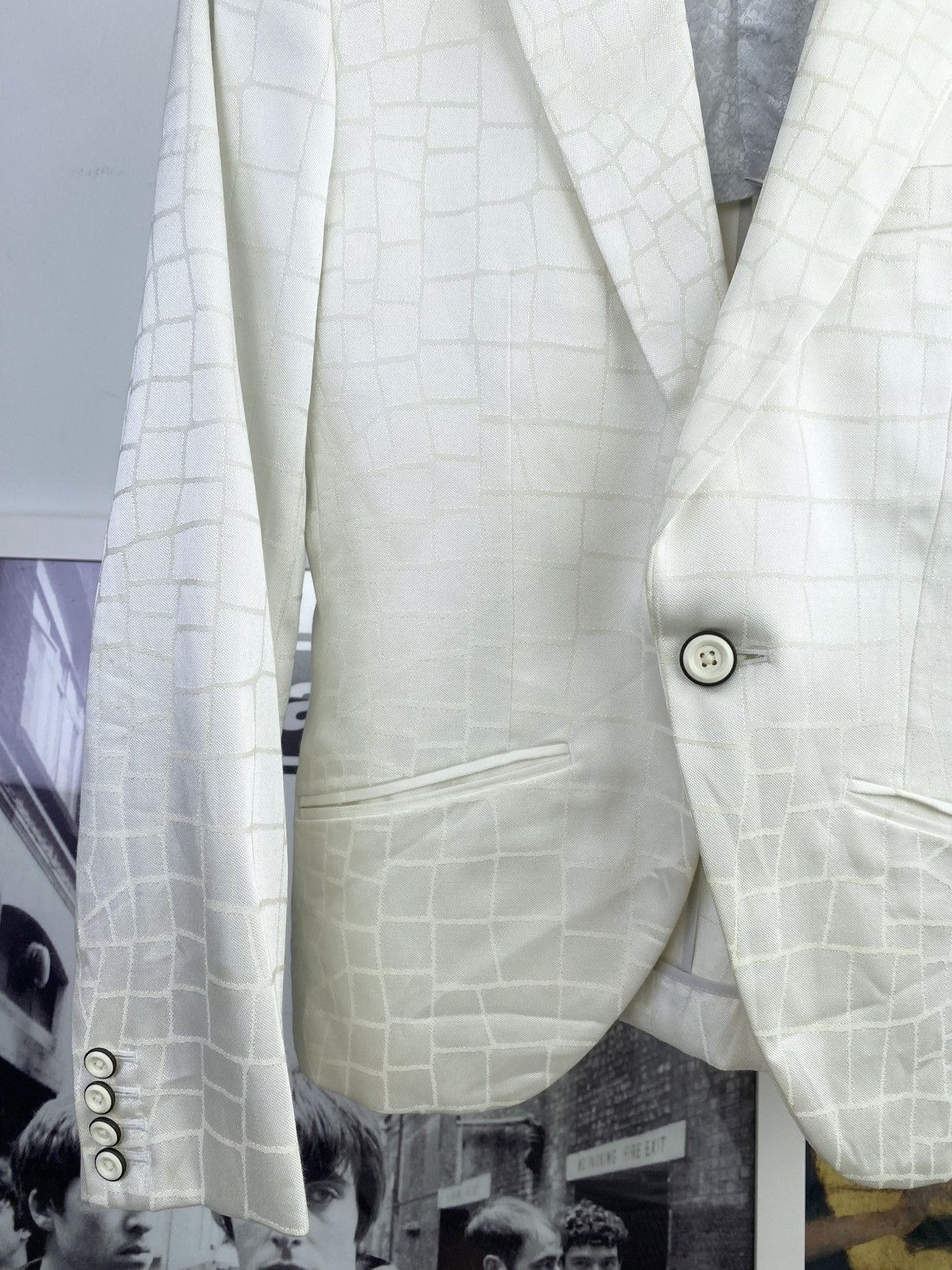 Tornado Mart Y2K Tornado Mart Single Breasted Snake Pattern Blazer Size US M / EU 48-50 / 2 - 2 Thumbnail