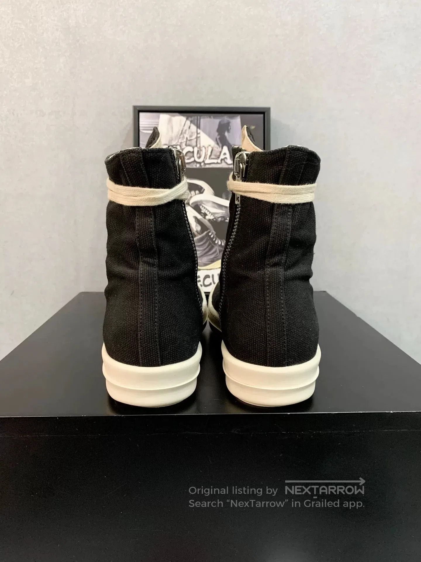 Converse rick owens black high. Size US 10.5 / EU 43-44 - 7 Thumbnail