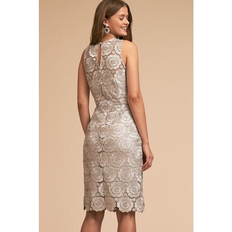 Anthropologie New Anthropologie BHLDN Emmeline Floral Lace Dress $220 Size L / US 10 / IT 46 - 2 Thumbnail