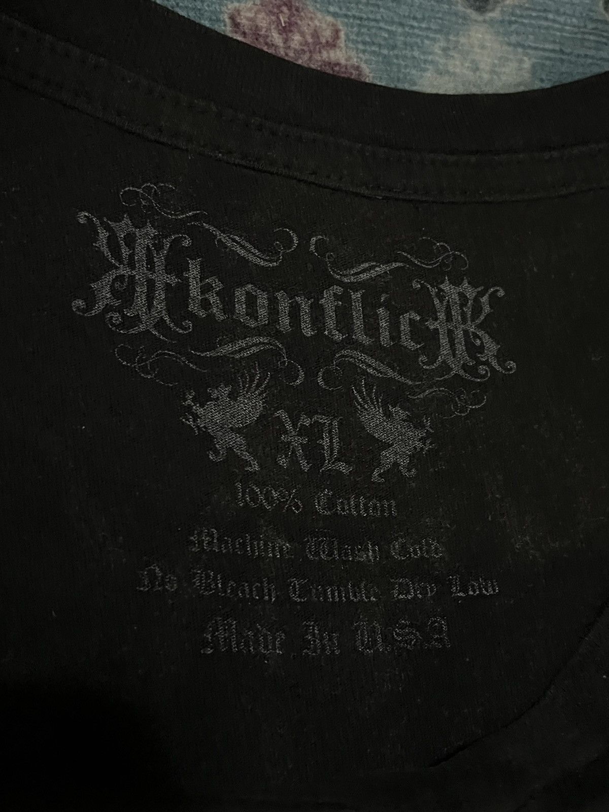 Affliction × Vintage Vintage Y2K Konflic Sword Eagle Chains AOP Tee Size US L / EU 52-54 / 3 - 6 Thumbnail