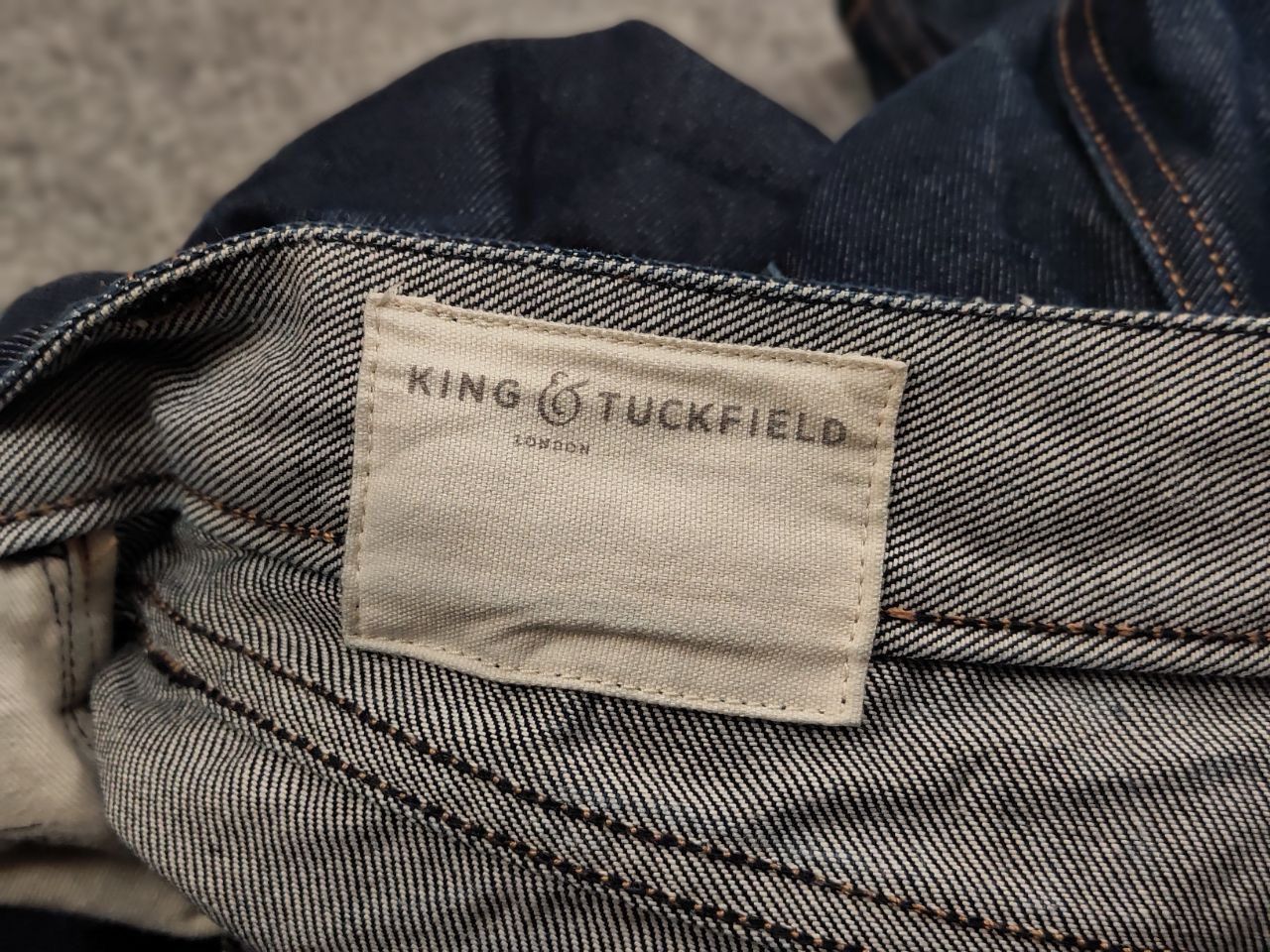 King & Tuckfield King & Tuckfield 13oz Japan Handcrafted Selvedge Denim Jeans Size US 30 / EU 46 - 15 Thumbnail